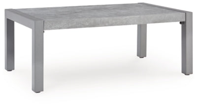 Moonlight View Gray-Outdoor Coffee Table- Viva Furn