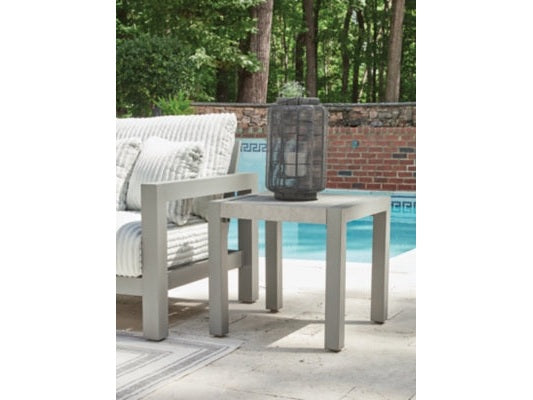 Moonlight View Gray-Outdoor End Table- Viva Furn