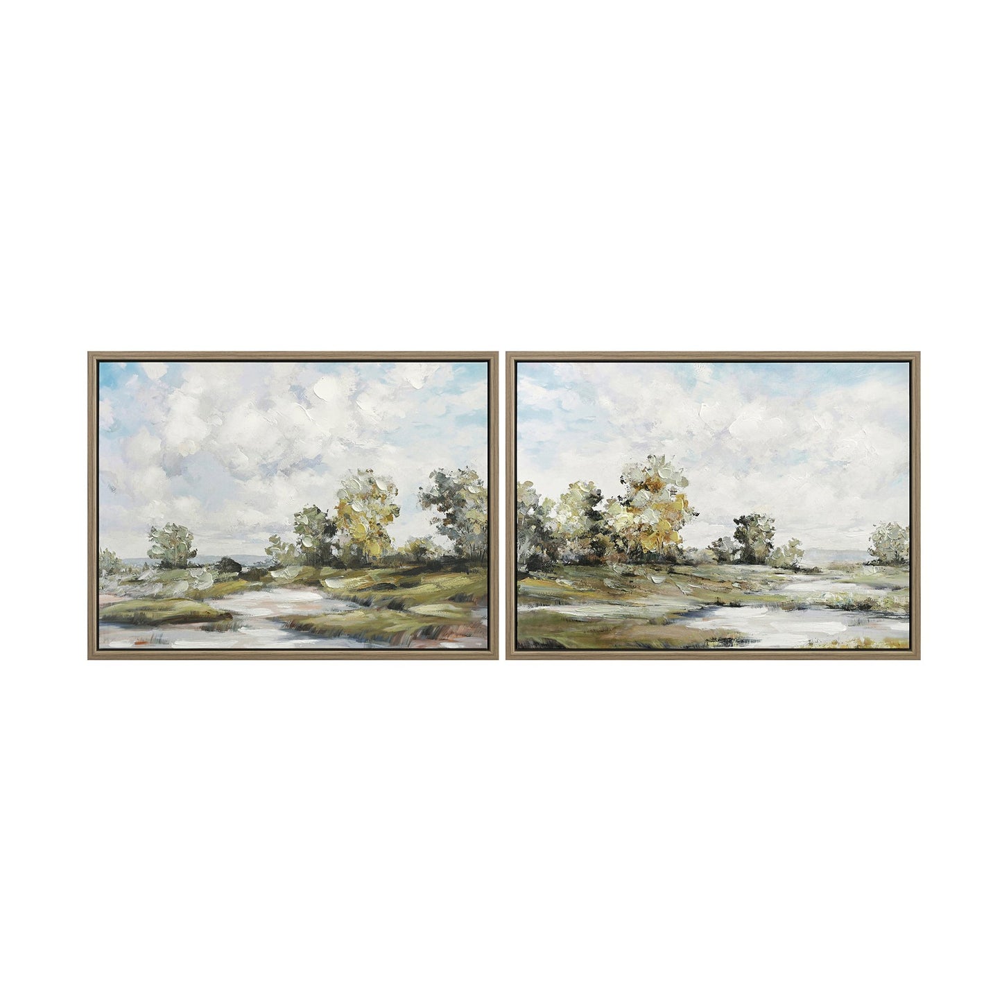 Moore Green/Blue Canvas - Ornate Home