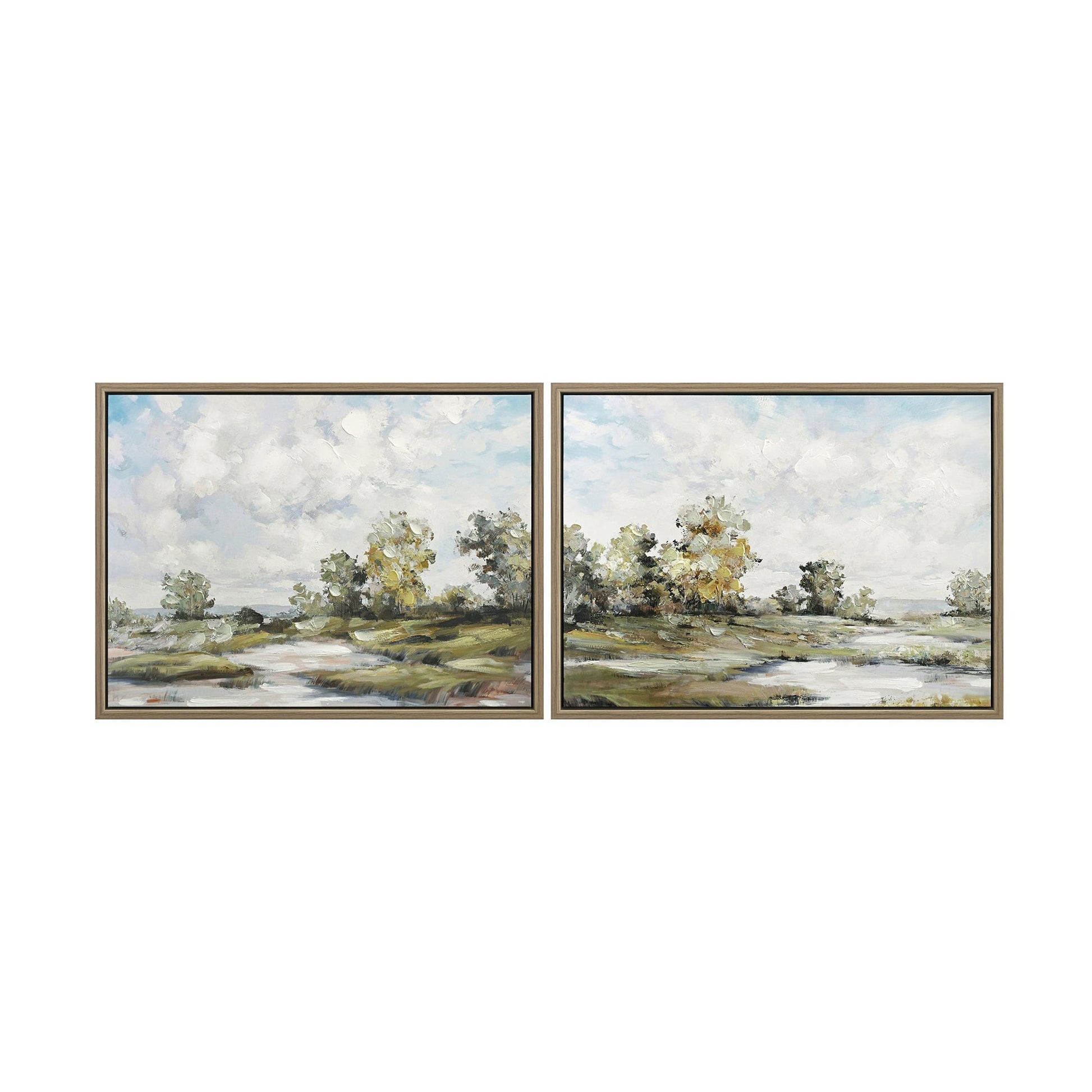 Moore Green/Blue Canvas - Ornate Home
