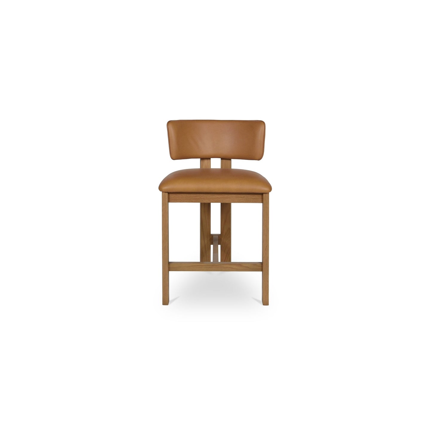 Morel Brown Counter Stool Leather - Ornate Home