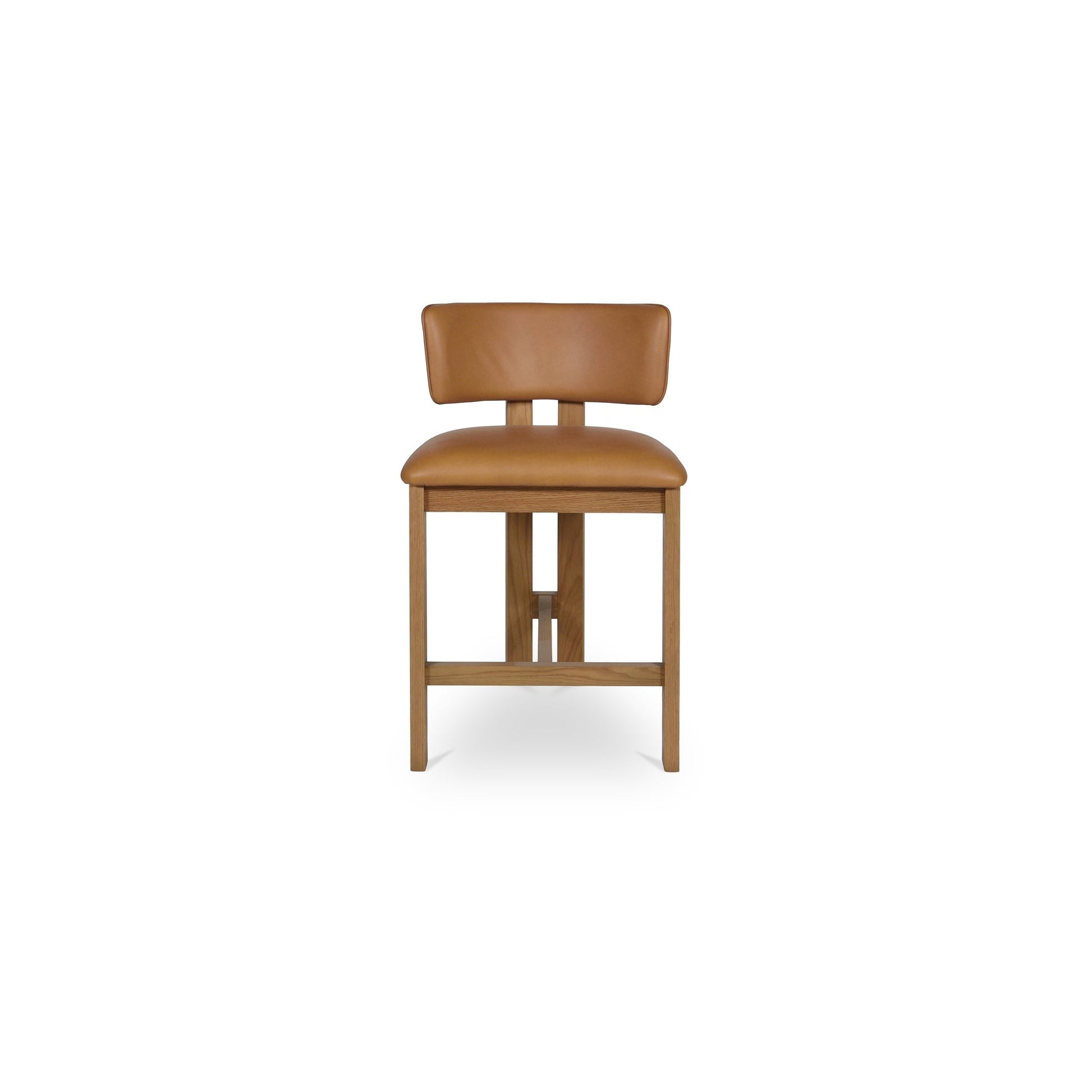 Morel Brown Counter Stool Leather - Ornate Home
