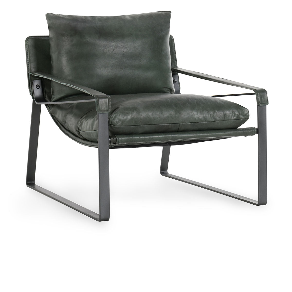 Morgan Forest Green Accent Chair - Ornate Home