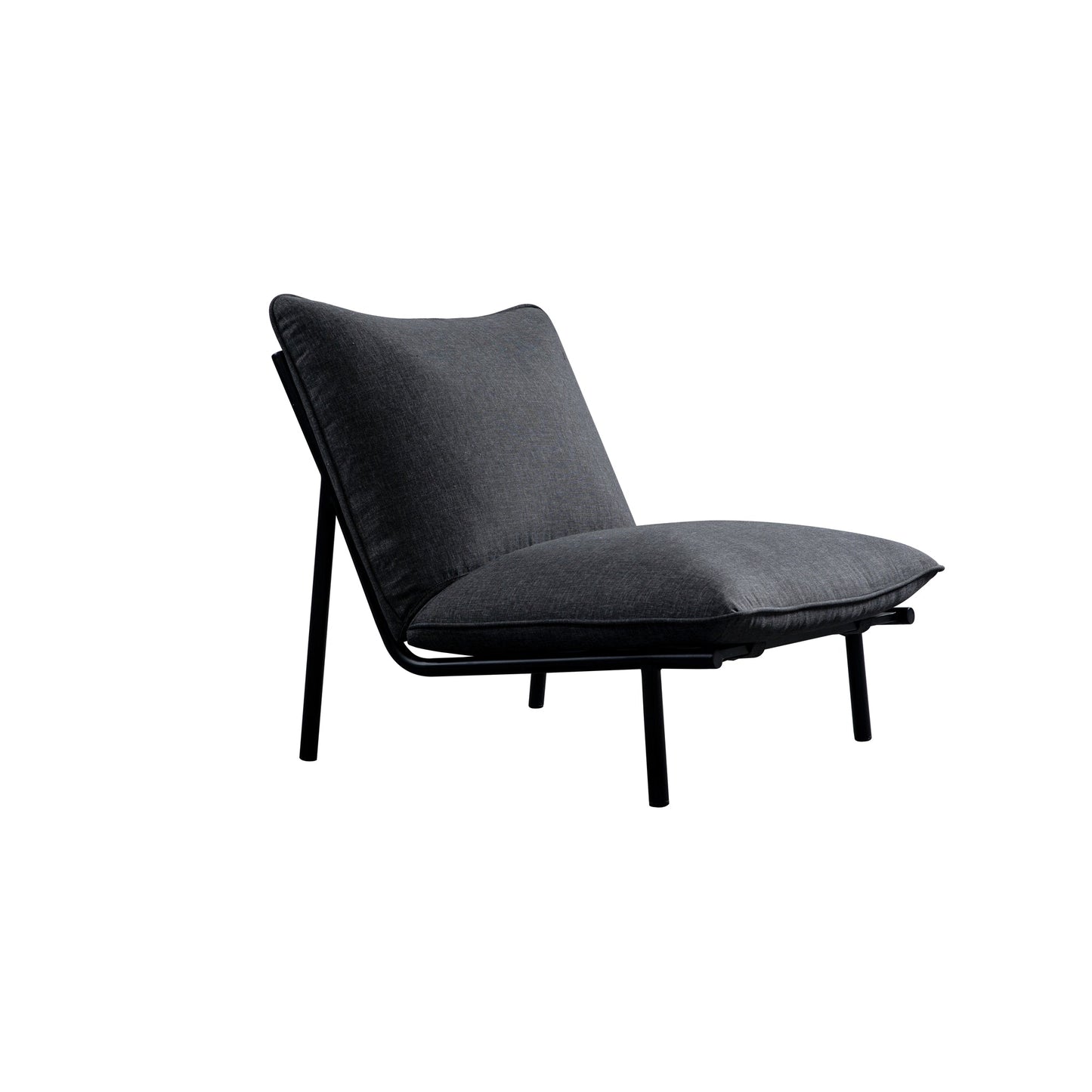 Morgan Speckled Charcoal Outdoor Accent Chair - Ornate Home