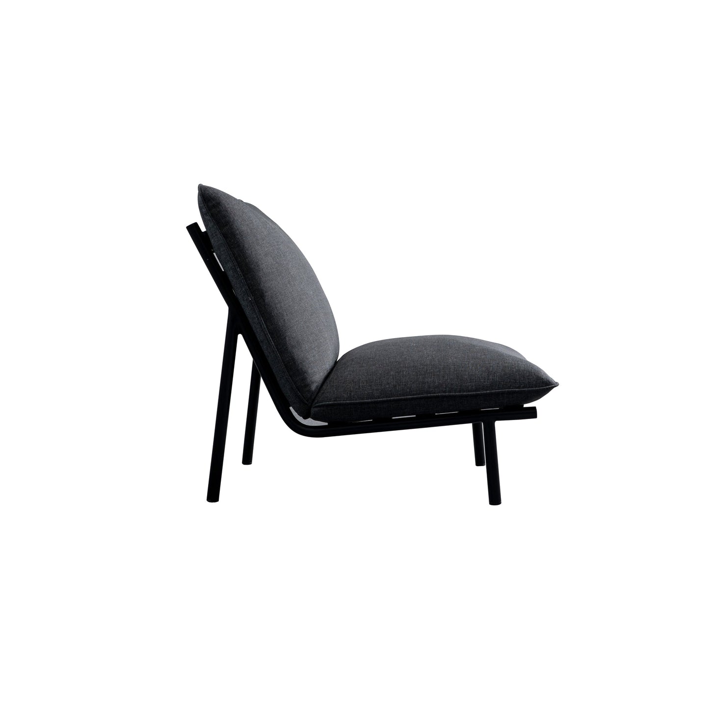 Morgan Speckled Charcoal Outdoor Accent Chair - Ornate Home