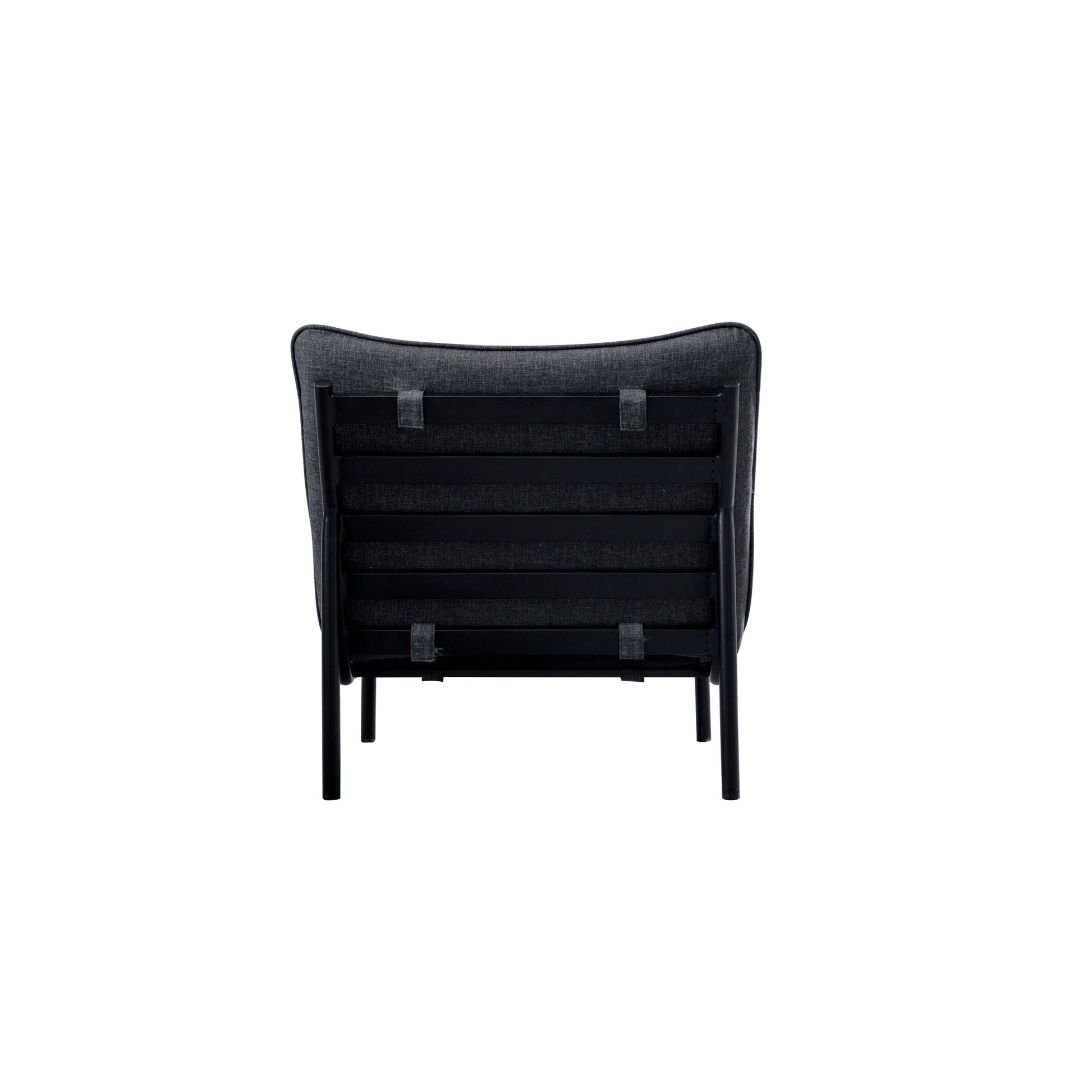 Morgan Speckled Charcoal Outdoor Accent Chair - Ornate Home