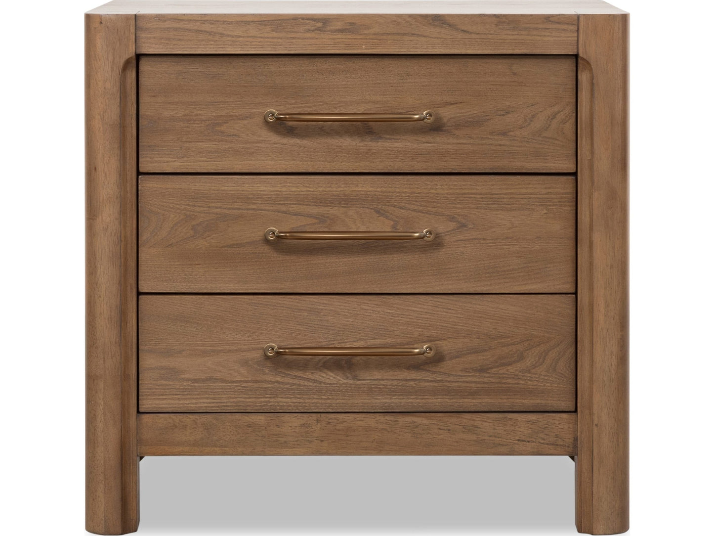 Morris Claystone 3-Drawer Nightstand - Ornate Home