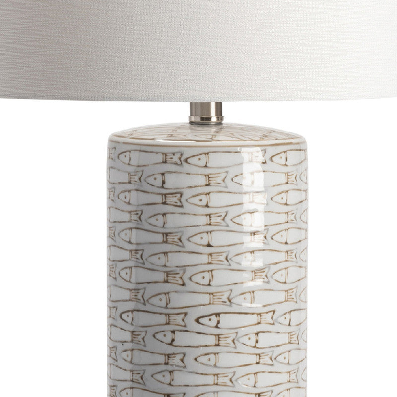 Morrison White Table Lamp (Set of 2) - Ornate Home