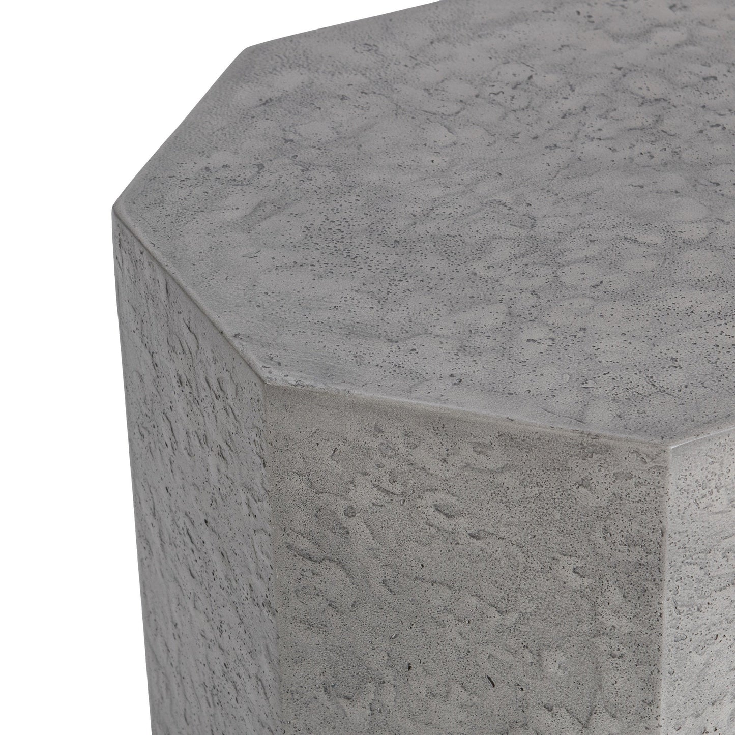 Morse Athena Gray Outdoor End Table - Ornate Home