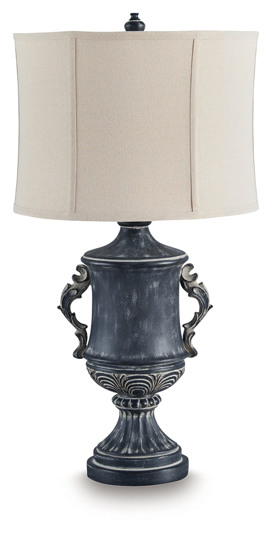 Morvanford Antique Black Table Lamp- Viva Furn