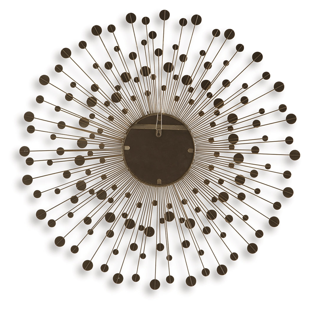 Morwenna Bronze/Gold Finish Accent Mirror- Viva Furn