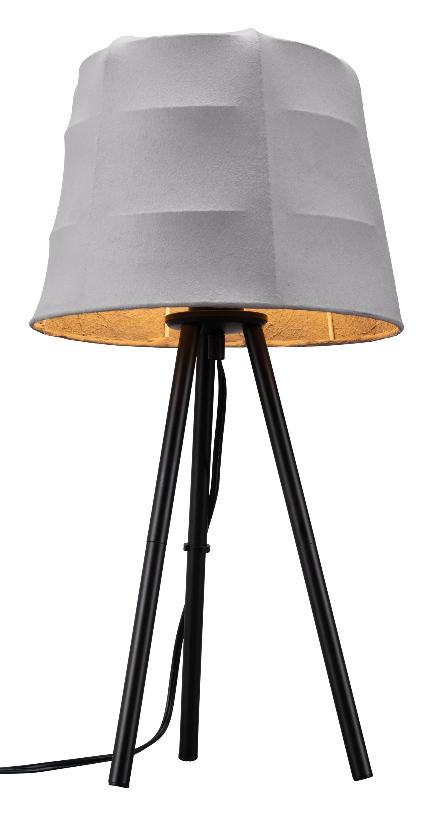 Mozzi Gray & Black Table Lamp - Ornate Home