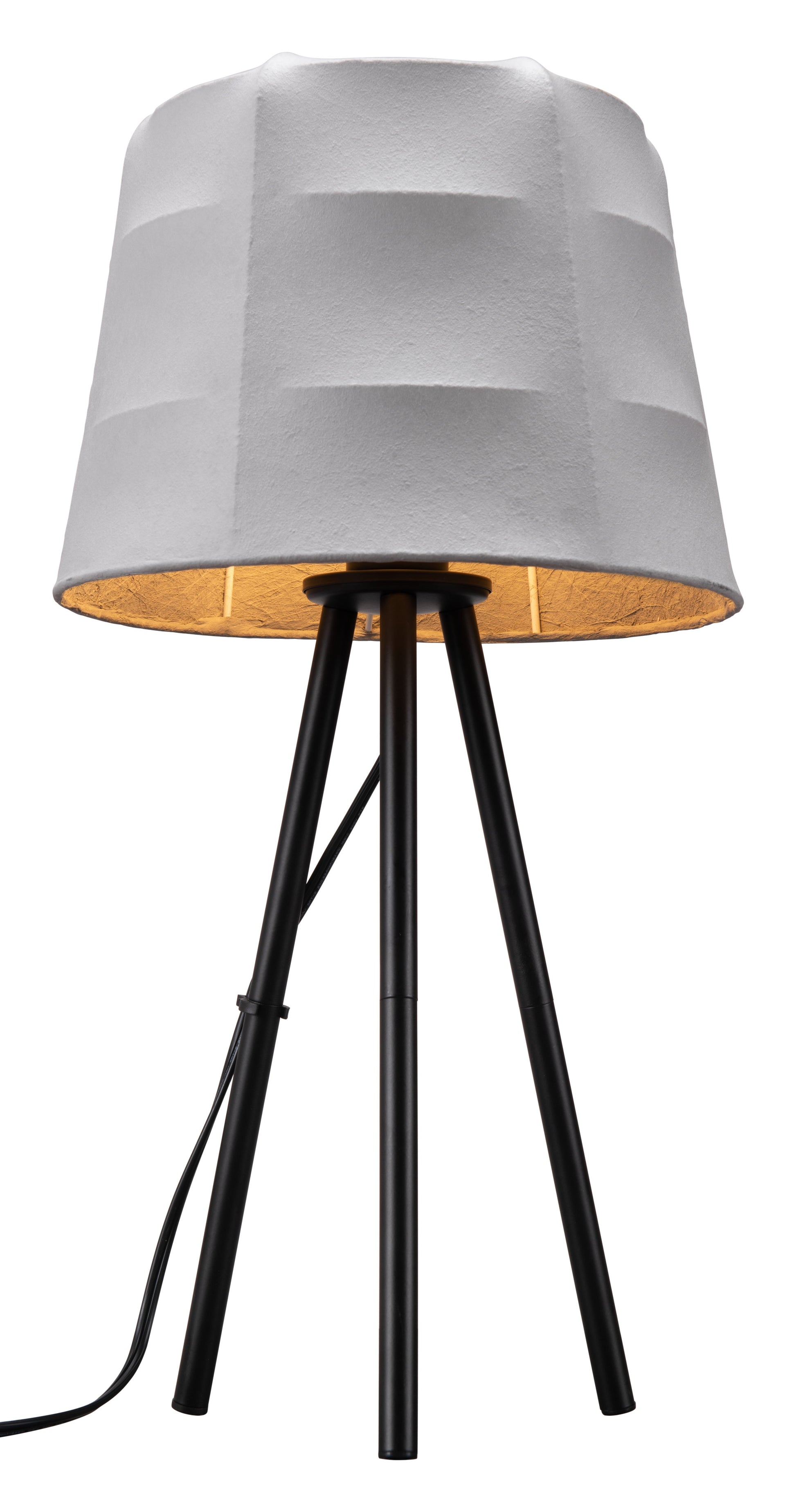 Mozzi Gray & Black Table Lamp - Ornate Home