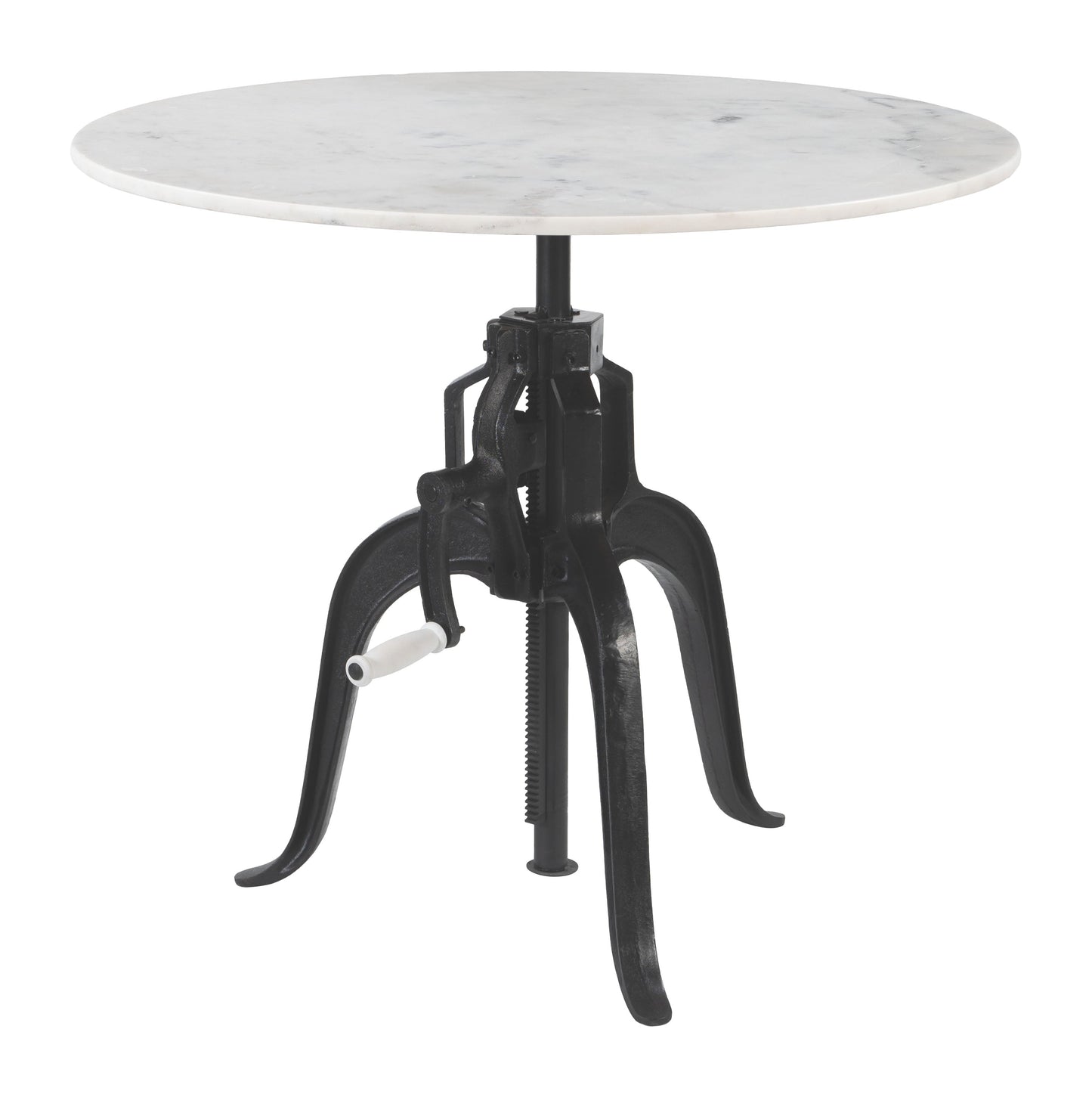 Mufid White & Black Bistro Table - Ornate Home