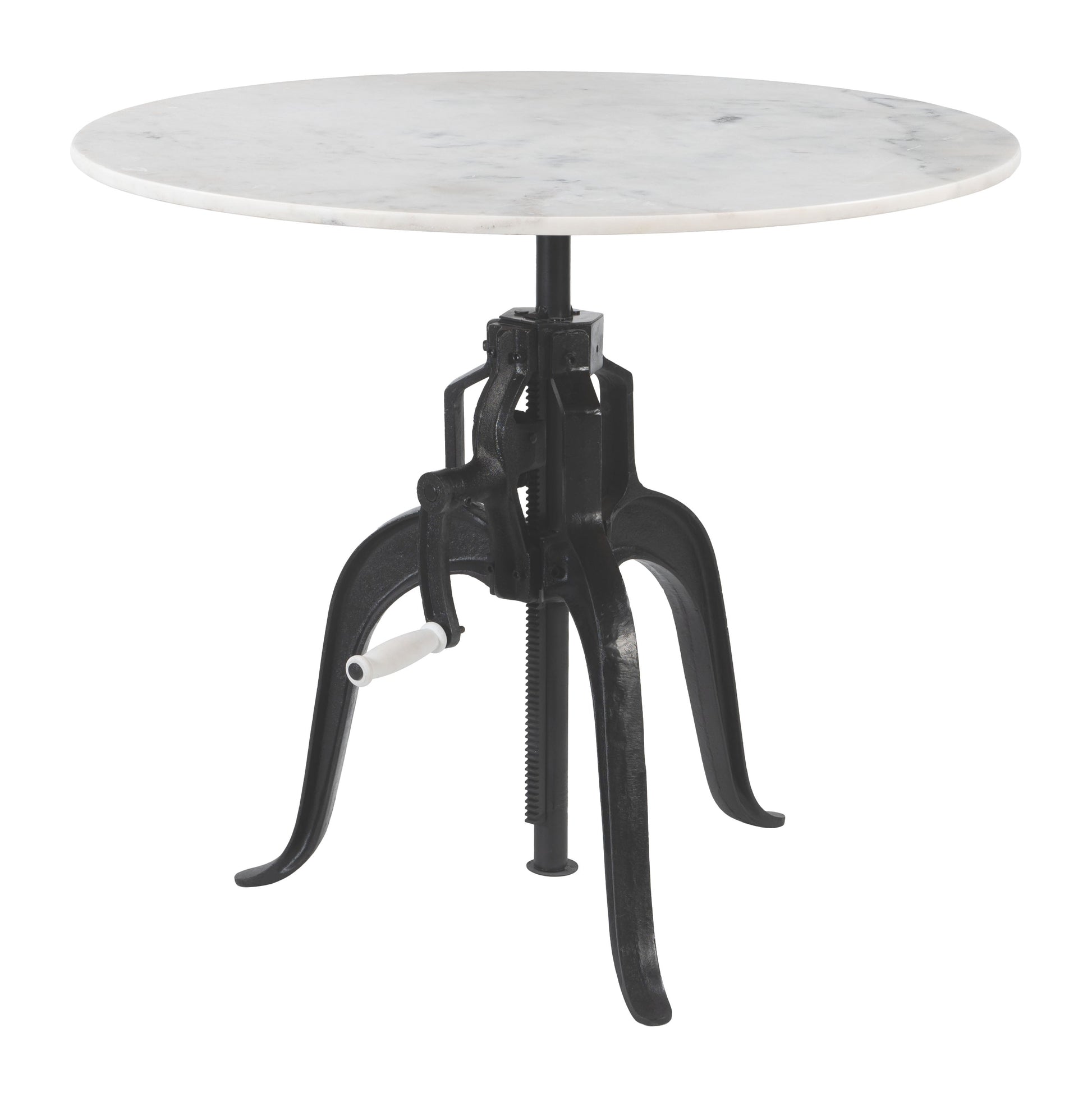 Mufid White & Black Bistro Table - Ornate Home