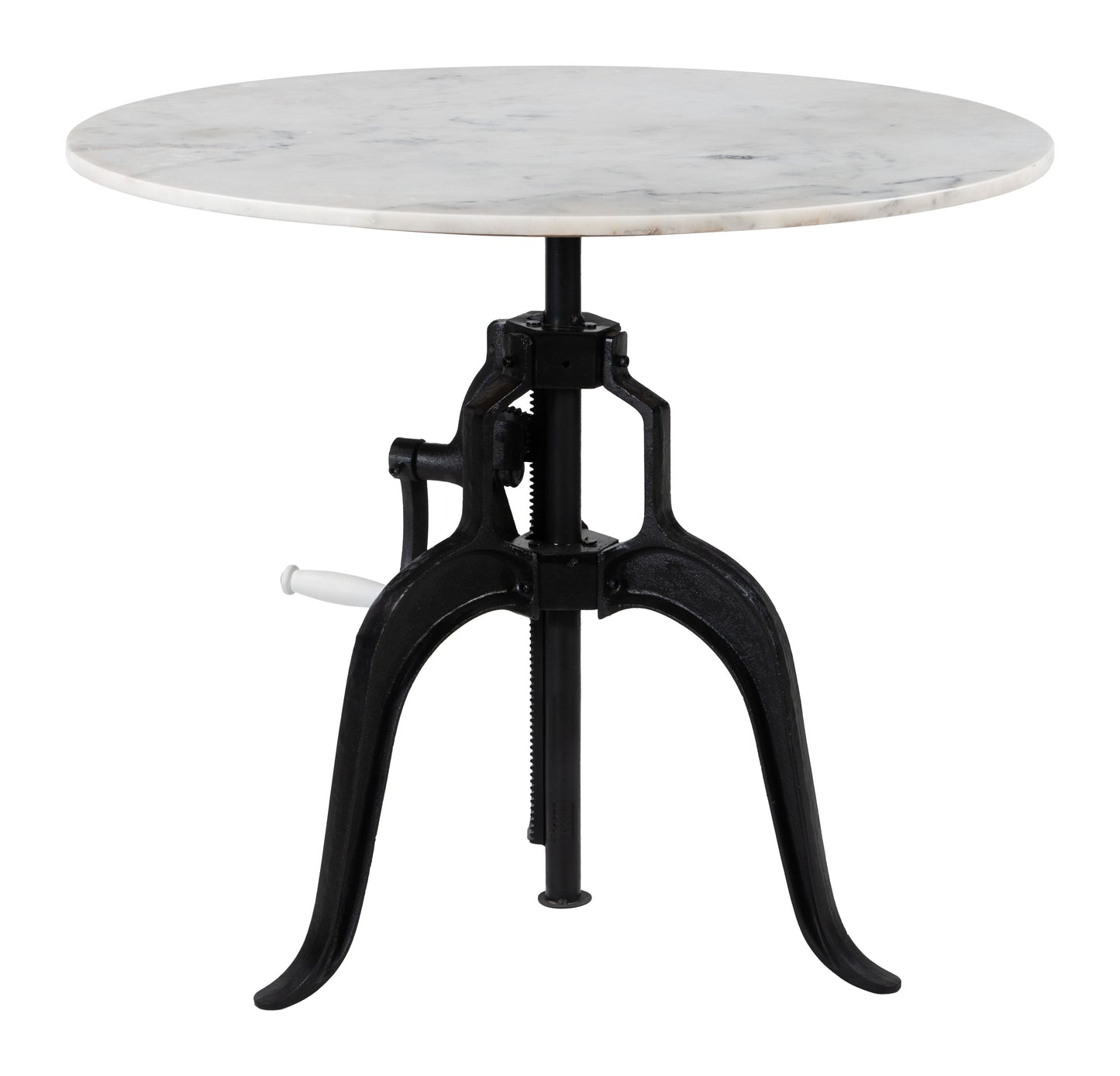 Mufid White & Black Bistro Table - Ornate Home