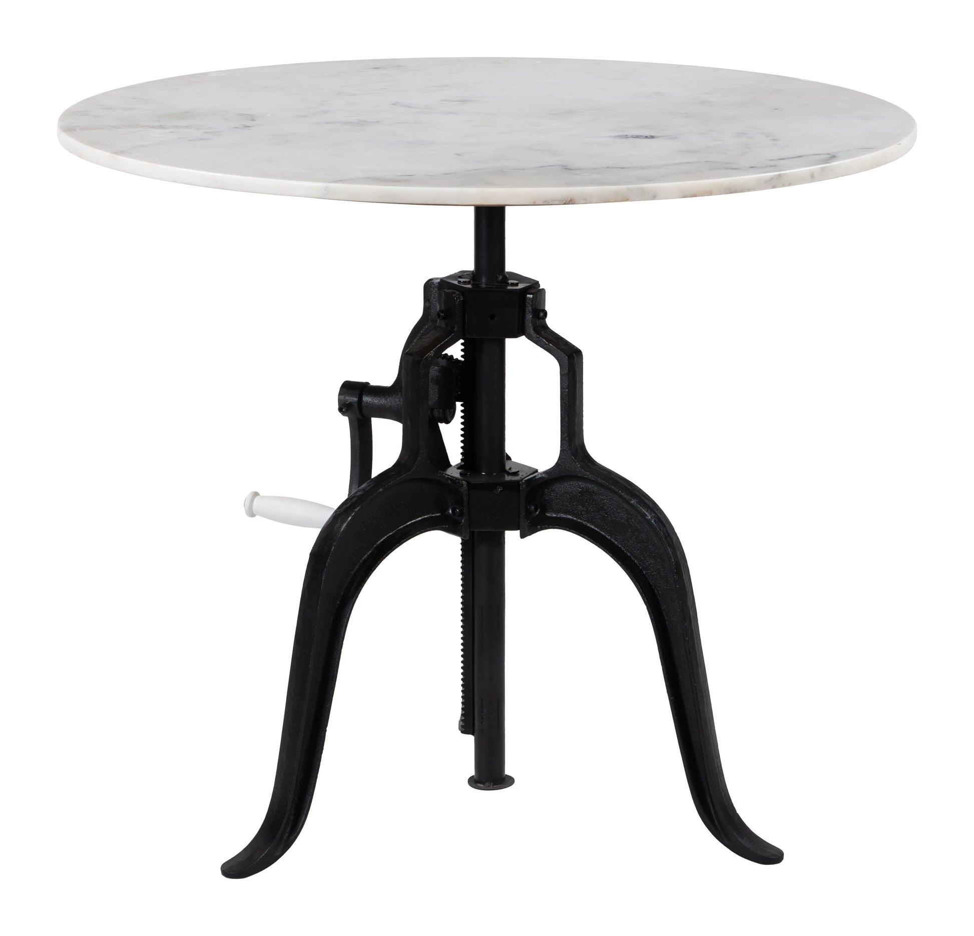 Mufid White & Black Bistro Table - Ornate Home