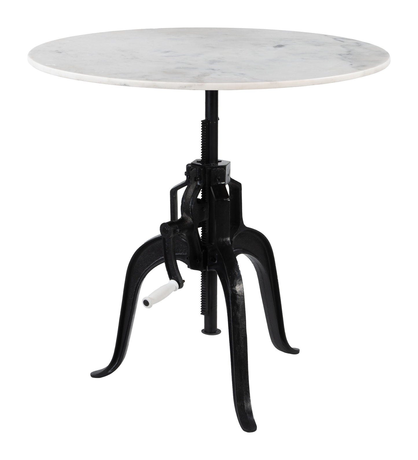 Mufid White & Black Bistro Table - Ornate Home