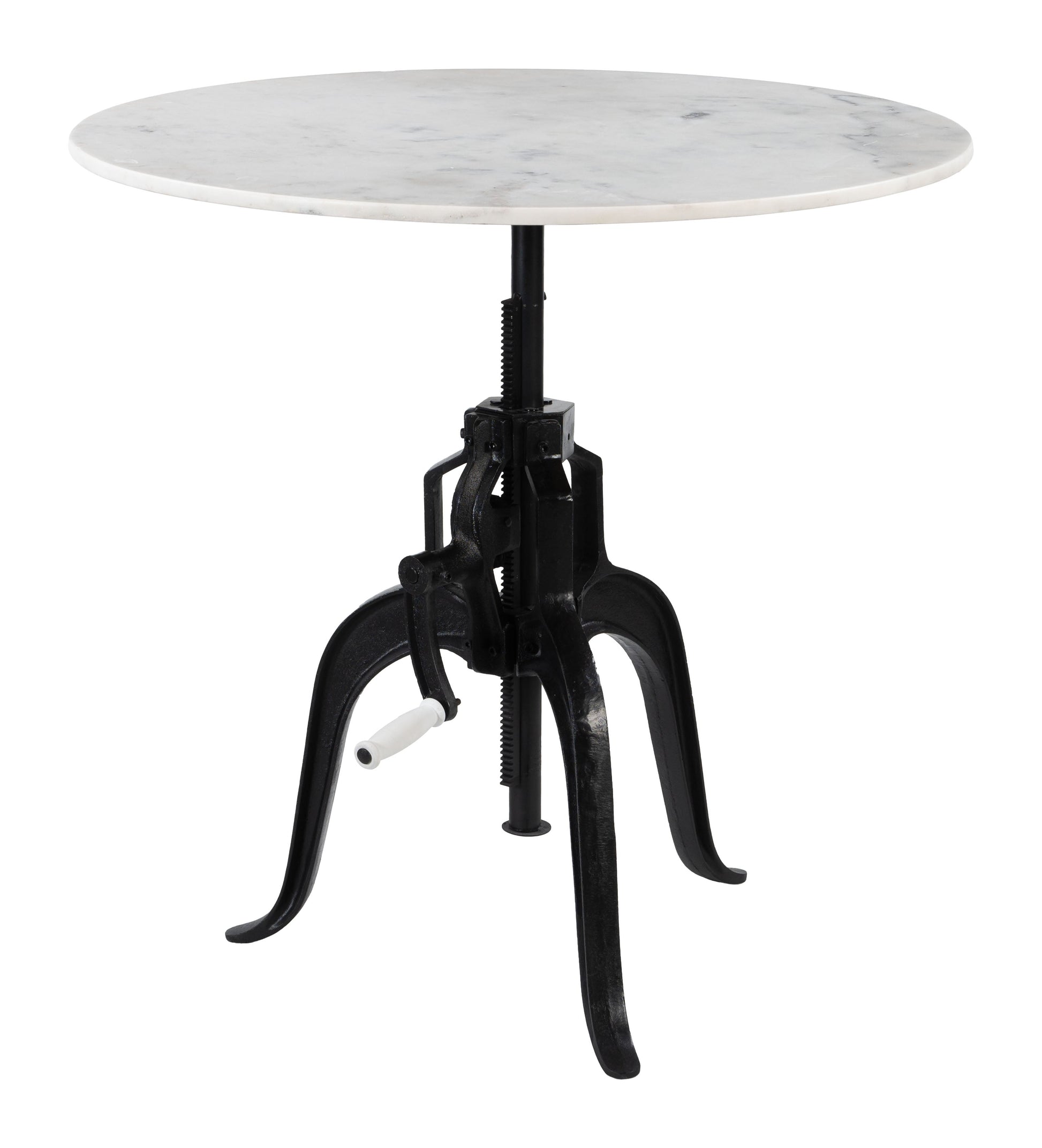 Mufid White & Black Bistro Table - Ornate Home
