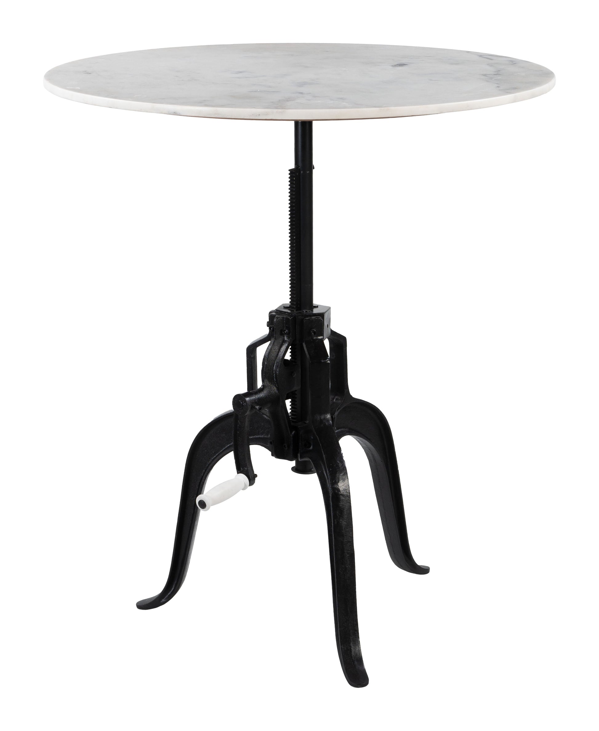 Mufid White & Black Bistro Table - Ornate Home