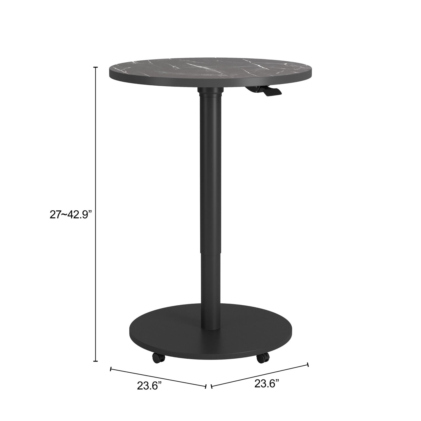 Mule Black Adjustable Bar Table - Ornate Home