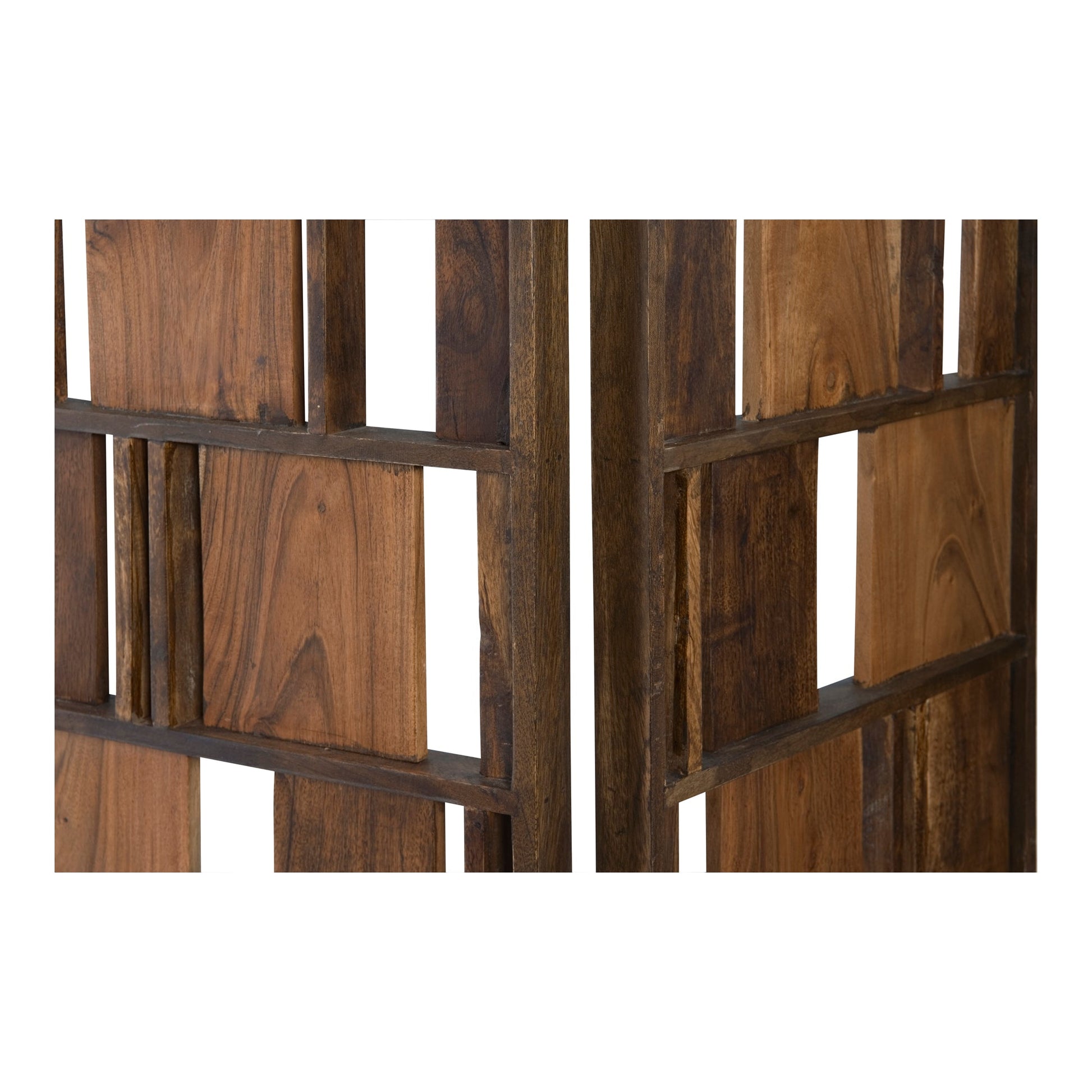 Multi Brown Panel Screen - Ornate Home