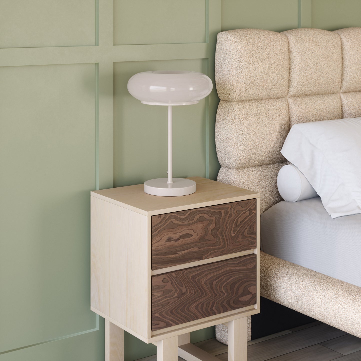 Munk Beige Table Lamp - Ornate Home