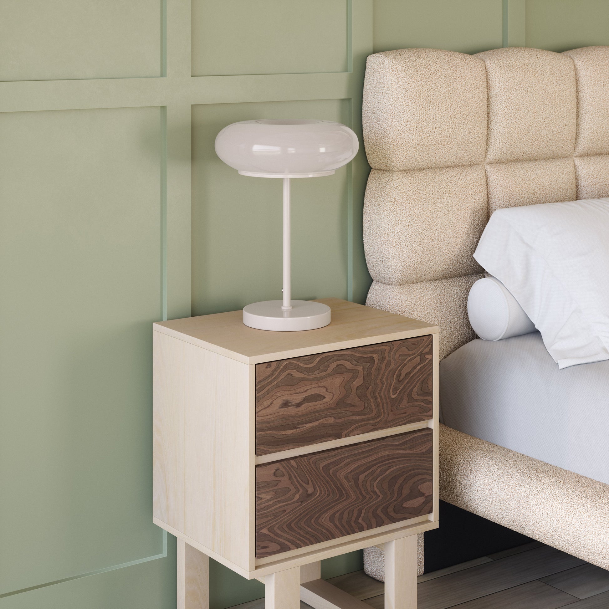 Munk Beige Table Lamp - Ornate Home