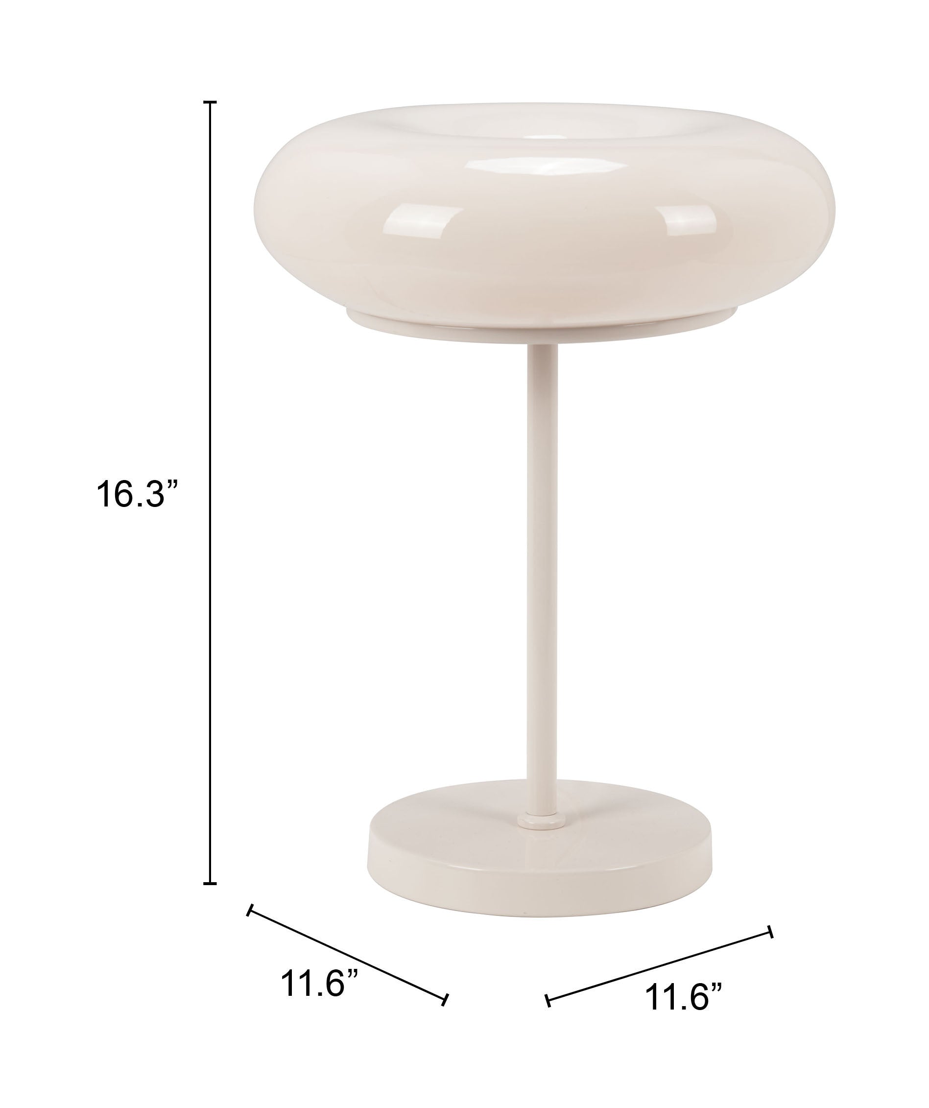 Munk Beige Table Lamp - Ornate Home