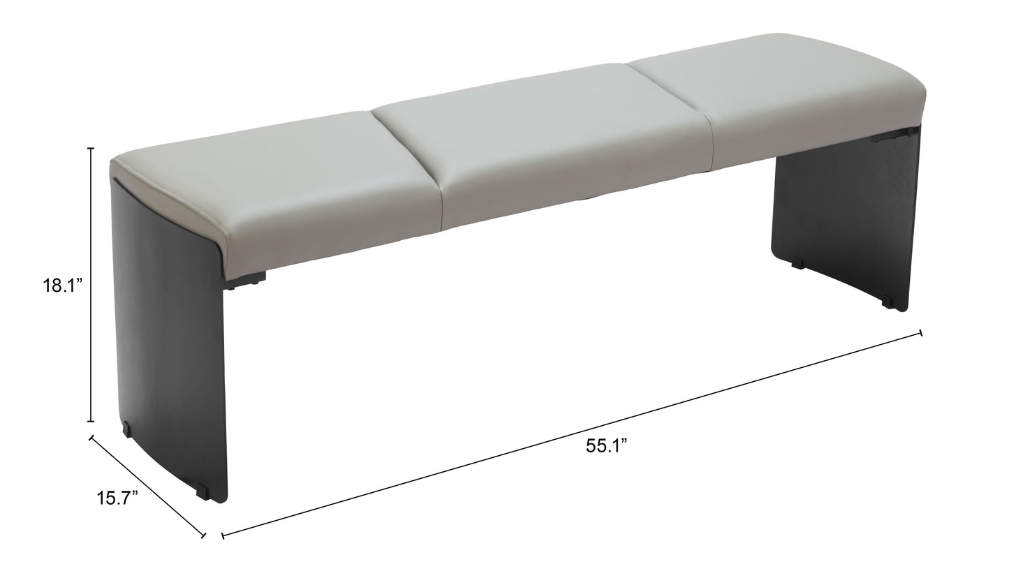 Mur Gray Bench - Ornate Home