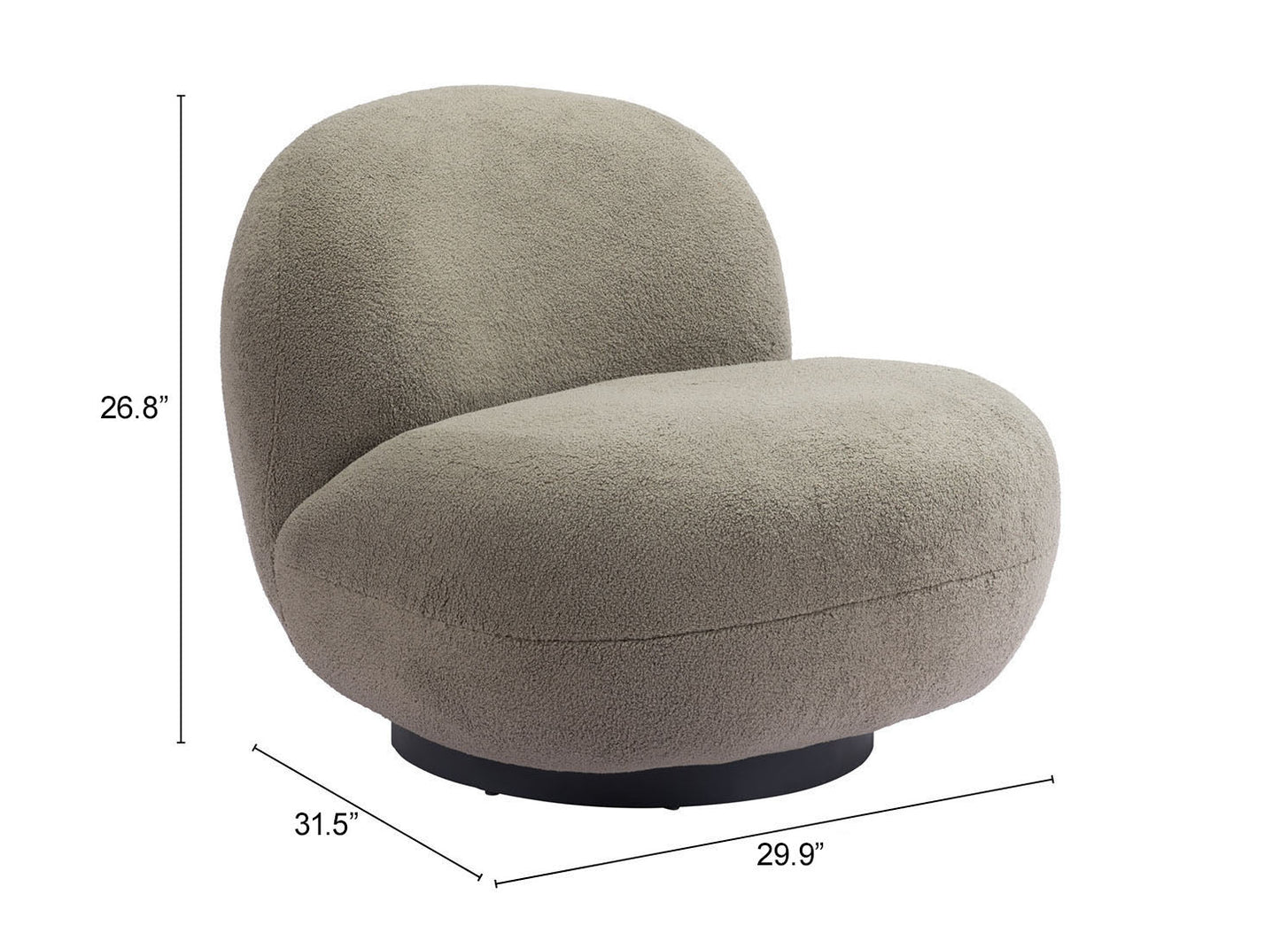 Myanmar Olive Green Accent Chair - Ornate Home