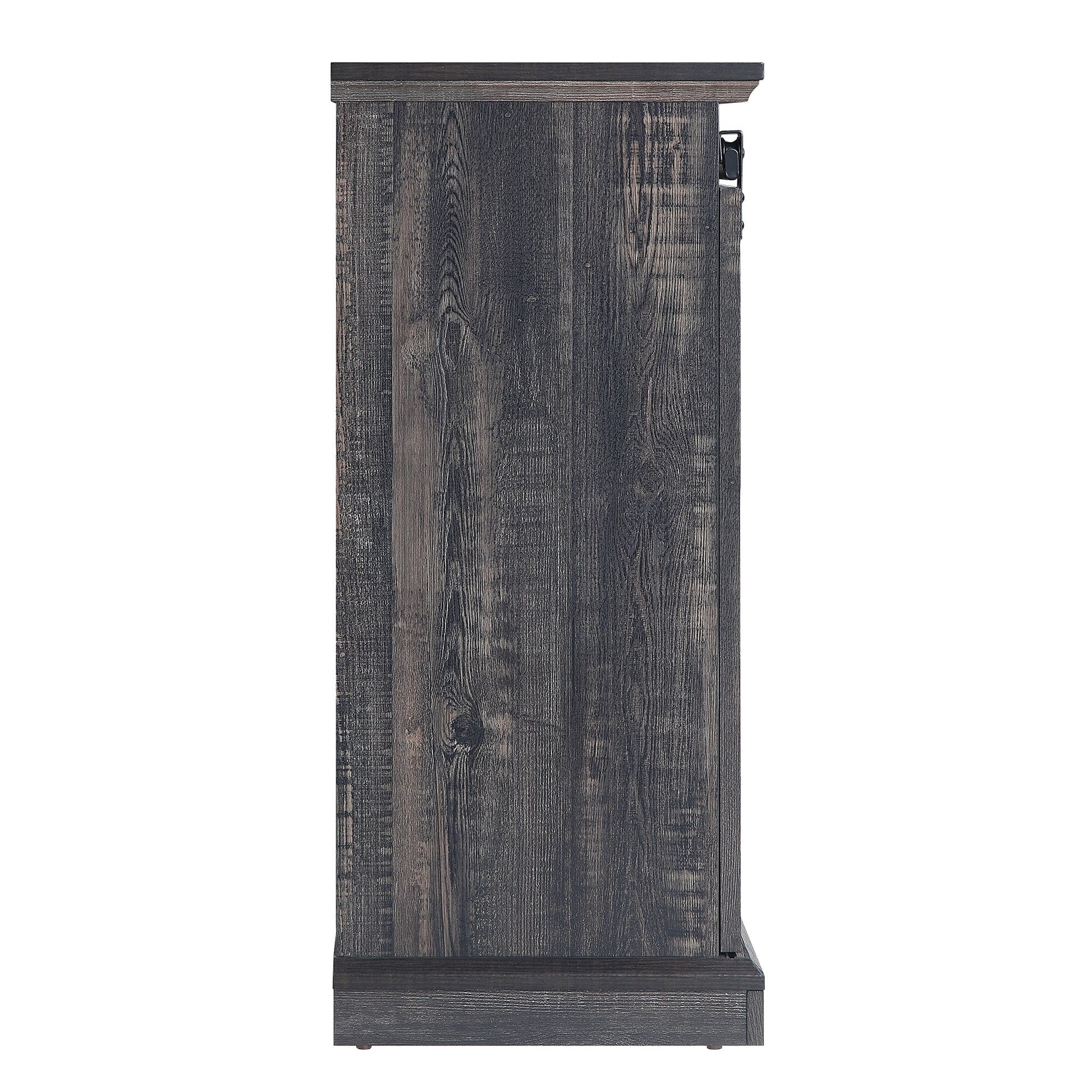 Myrtle 60" TV Stand in Heavy Brown - Ornate Home