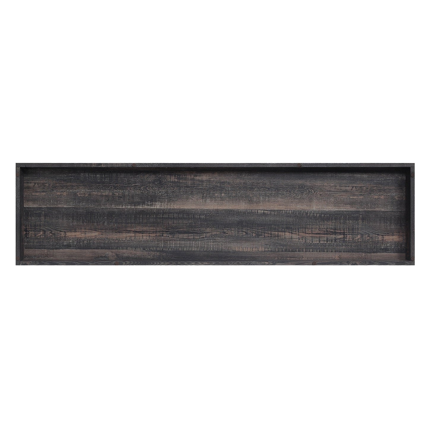 Myrtle 60" TV Stand in Heavy Brown - Ornate Home