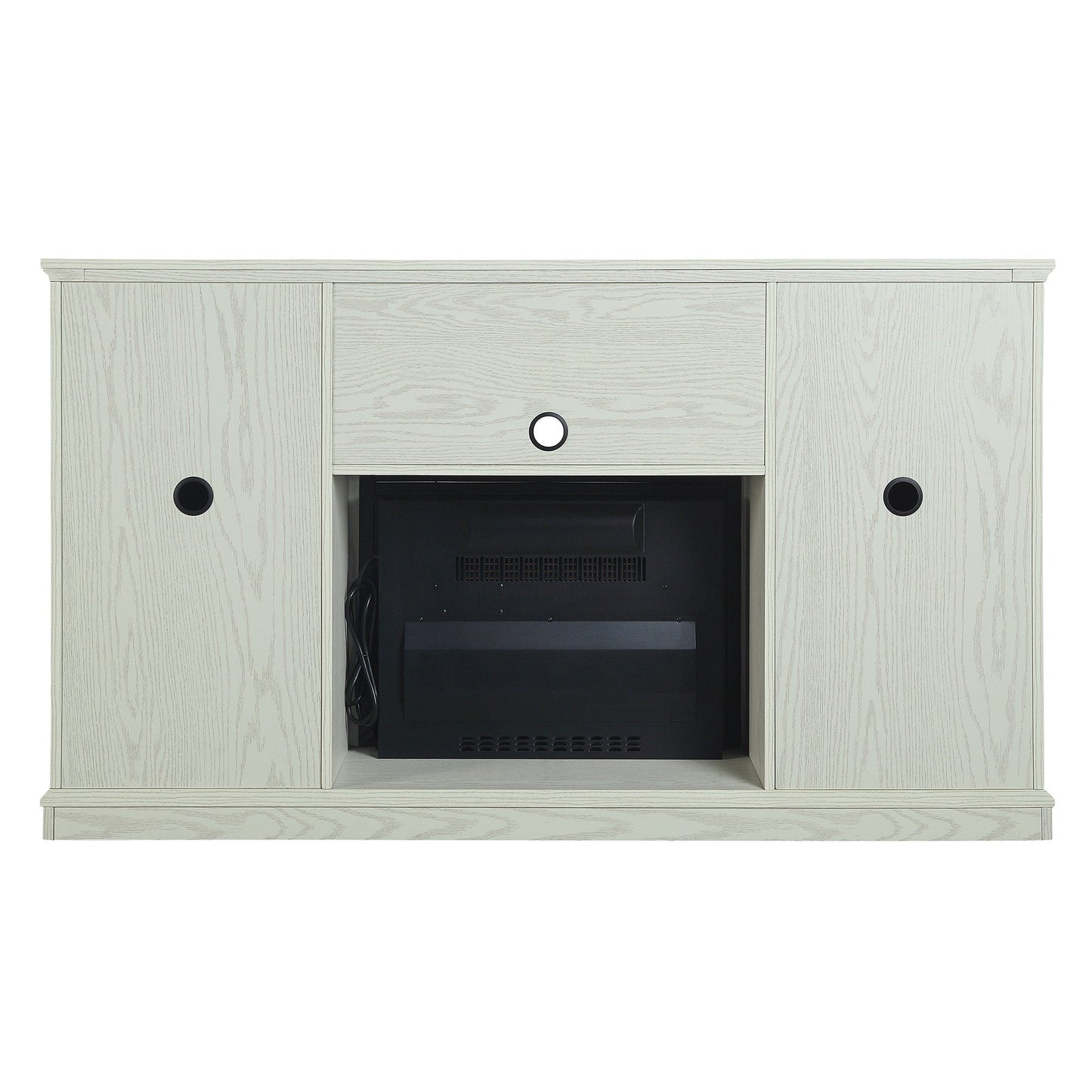 Myrtle Fireplace in Cream Oak - Ornate Home