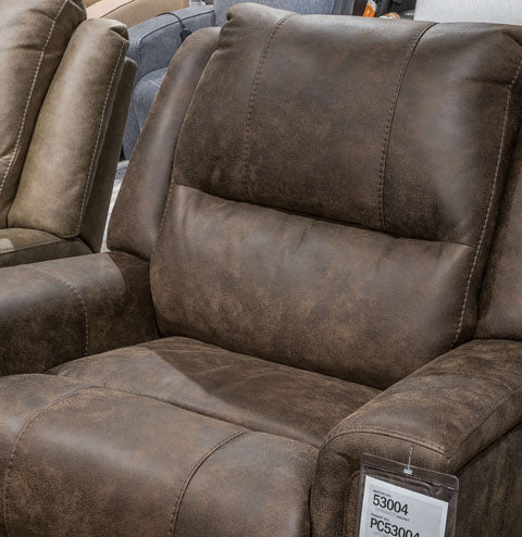 Lixtowel Walnut Rocker Recliner - Ornate Home