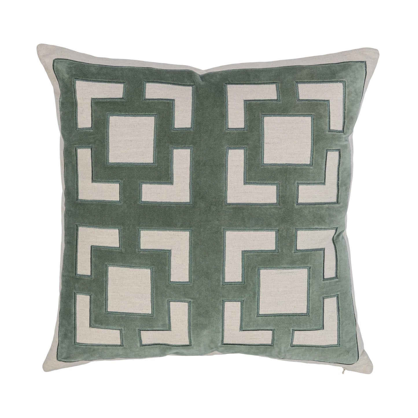 NV Corbin Jade Green 22x22 Throw Pillow (Set of 2) - Ornate Home