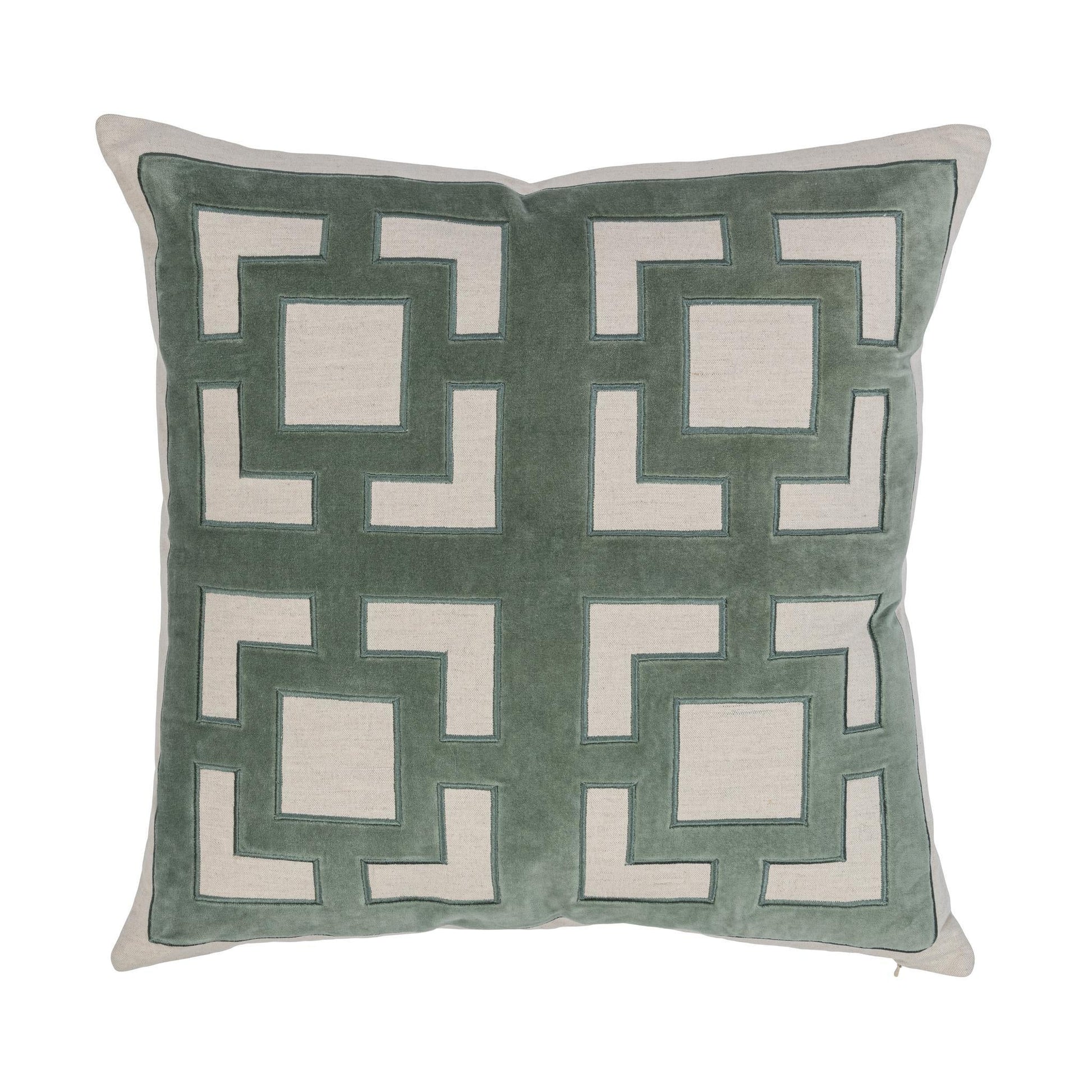 NV Corbin Jade Green 22x22 Throw Pillow (Set of 2) - Ornate Home