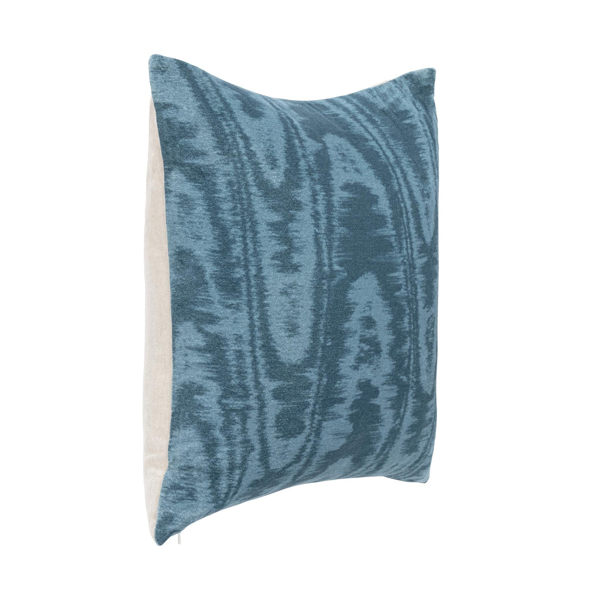 NV Hildene Chambray Blue 22x22 Throw Pillow (Set of 2) - Ornate Home