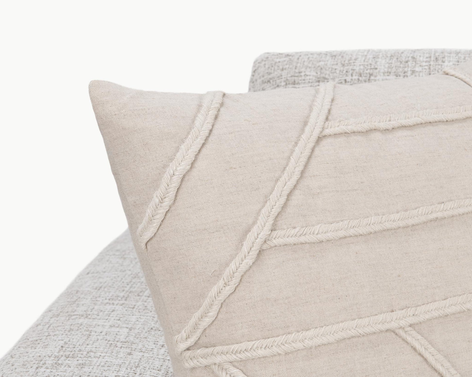 NV Langdon Natural Multiple Sizes 20x20 Throw Pillow (Set of 2) - Ornate Home