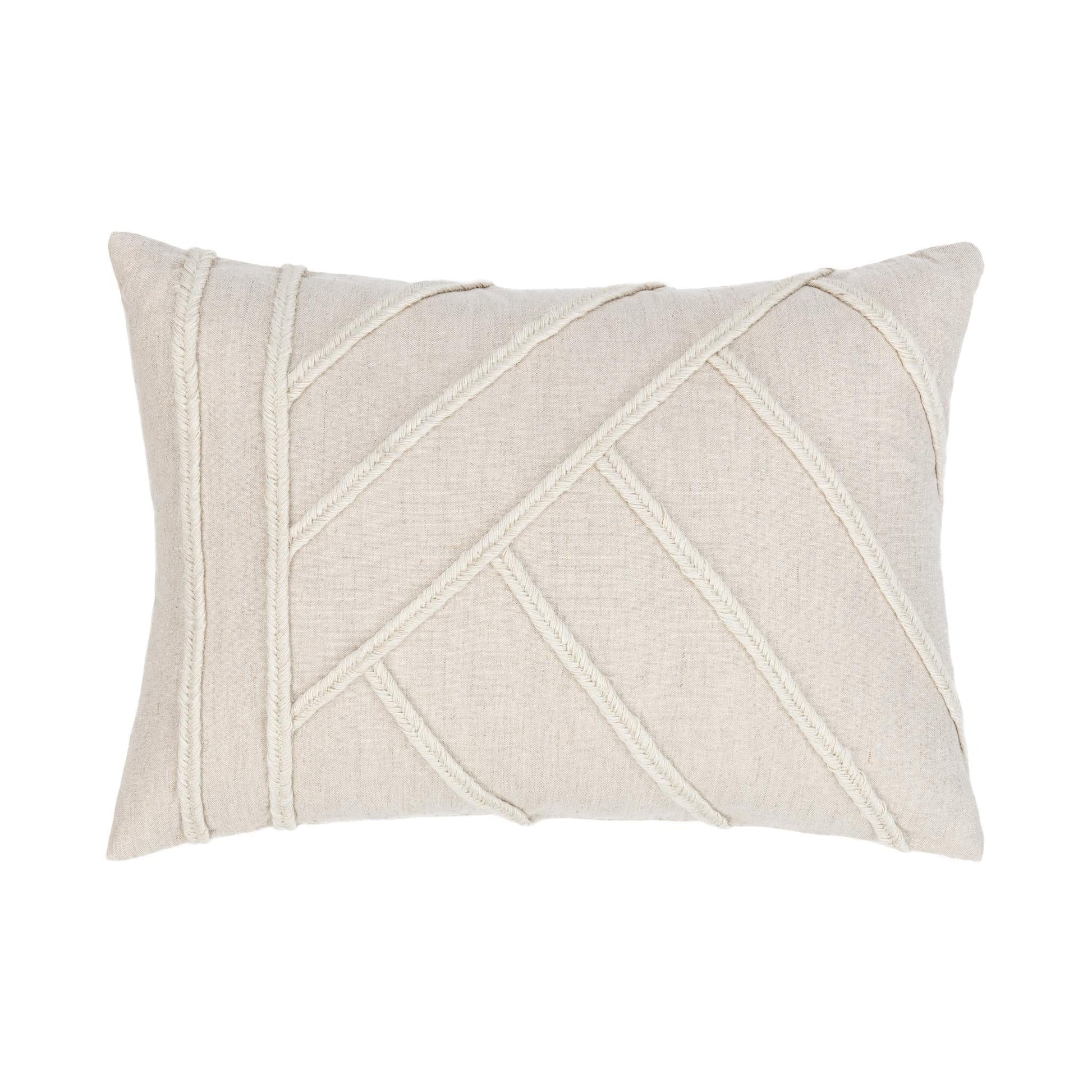 NV Langdon Natural Multiple Sizes Throw Pillow (Set of 2) - Ornate Home