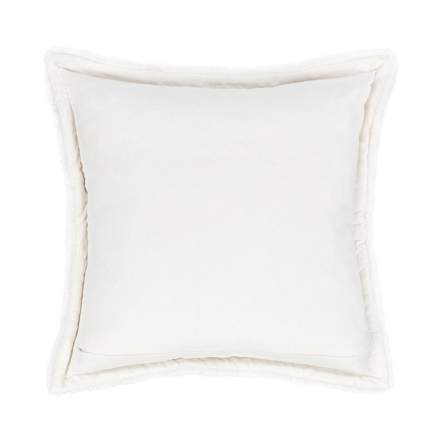 NV Taiga Ivory Faux Fur Multiple Sizes 22x22 Throw Pillow (Set of 2) - Ornate Home