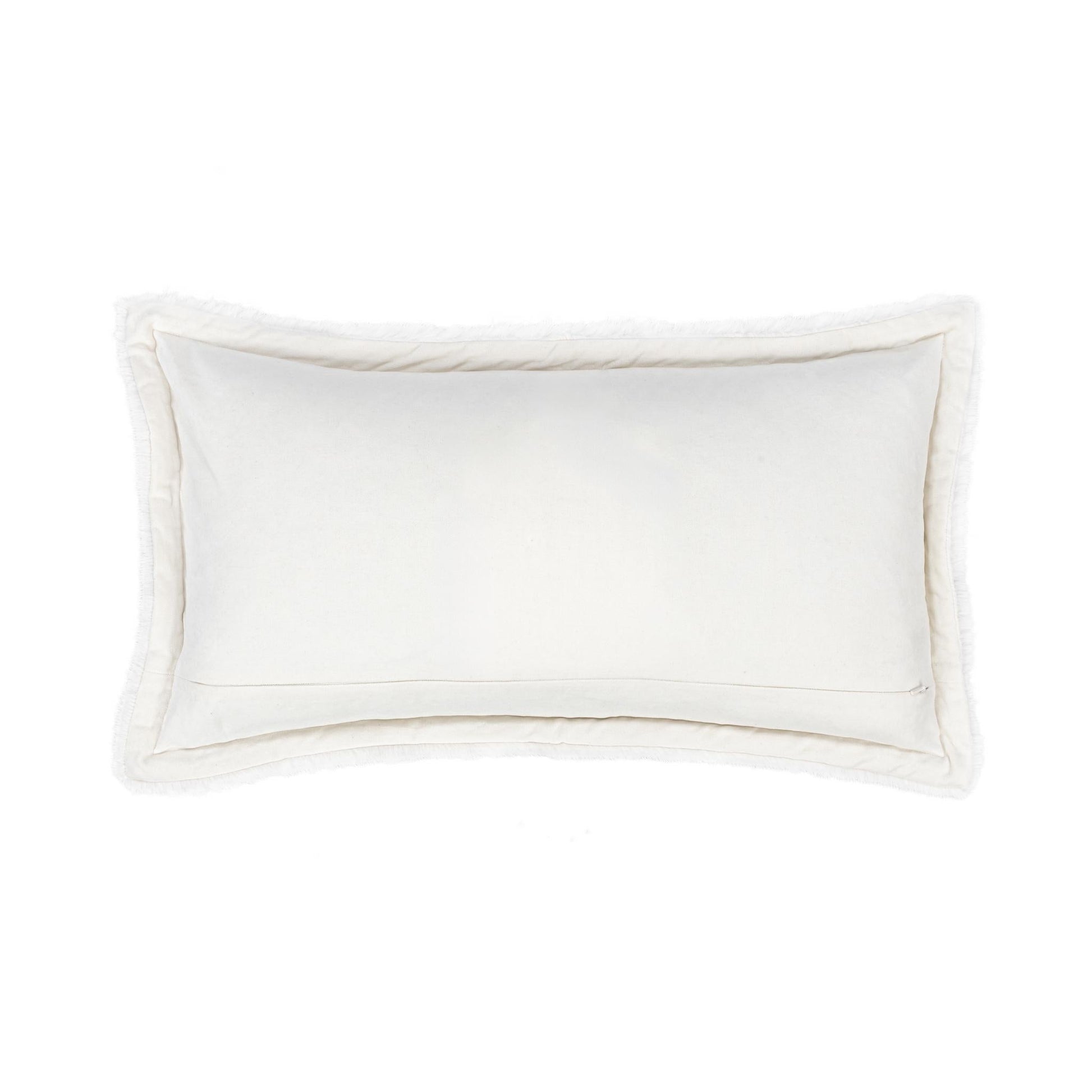 NV Taiga Ivory Faux Fur Multiple Sizes Throw Pillow (Set of 2) - Ornate Home