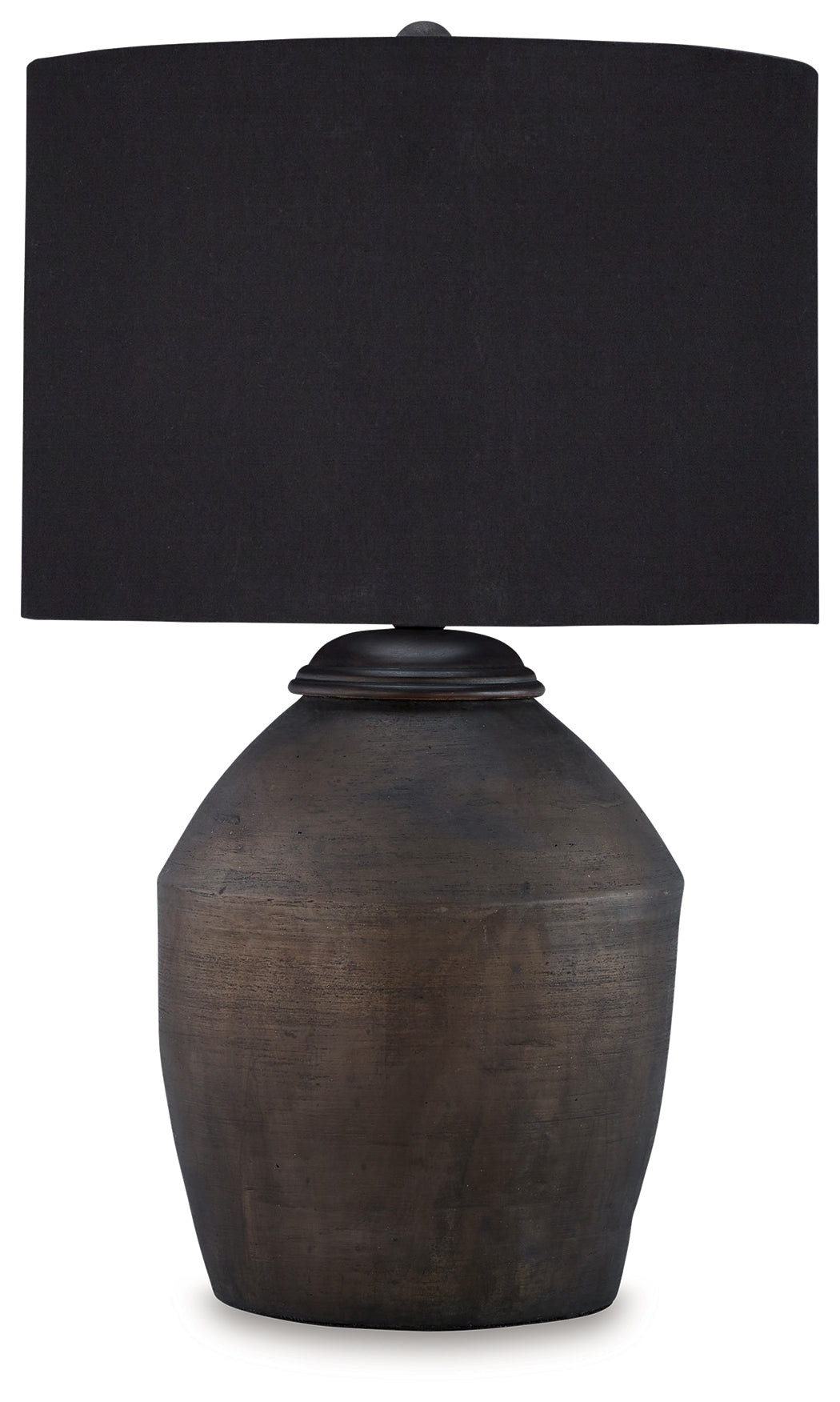 Naareman Metallic Black 2-Piece Lamp Set- Viva Furn