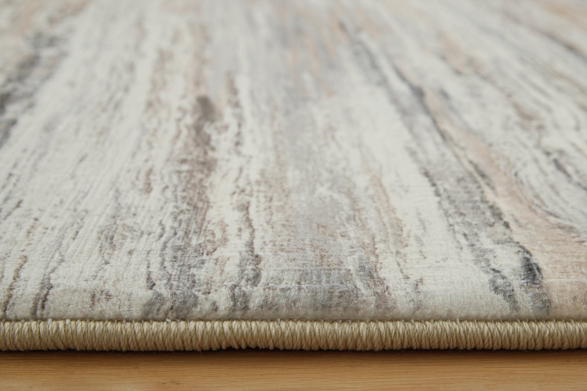 Nace Gray/Brown/White Memory Foam Large Rug- Viva Furn