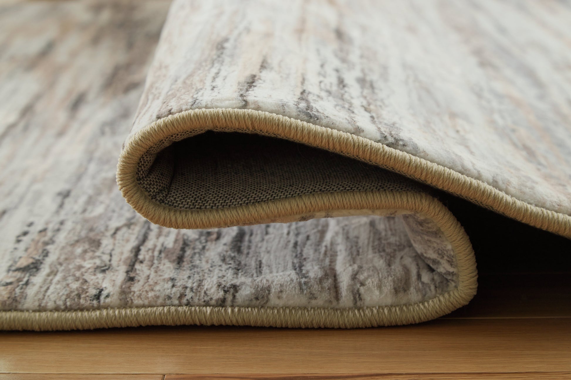 Nace Gray/Brown/White Memory Foam Medium Rug- Viva Furn