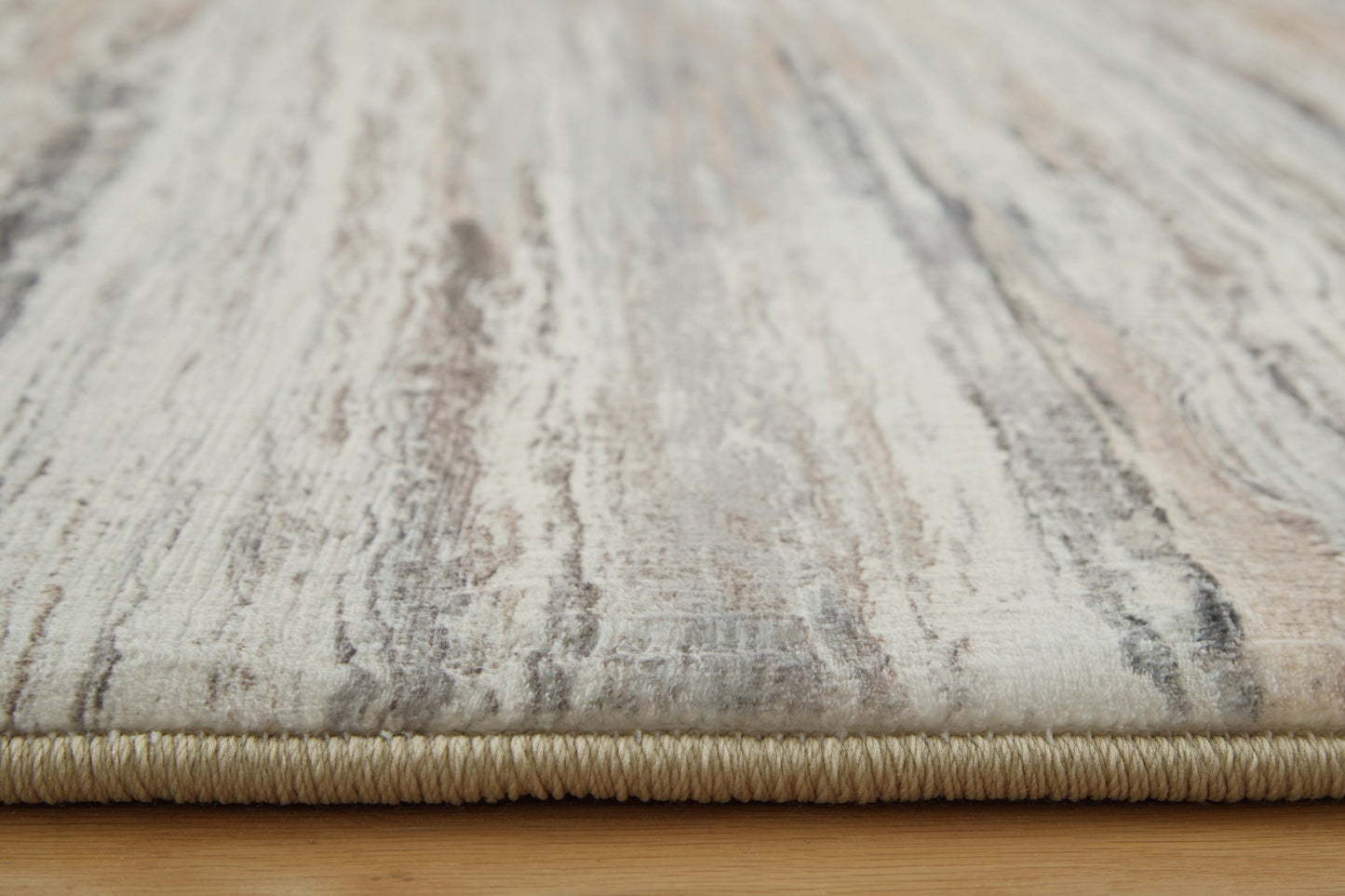 Nace Gray/Brown/White Memory Foam Medium Rug- Viva Furn