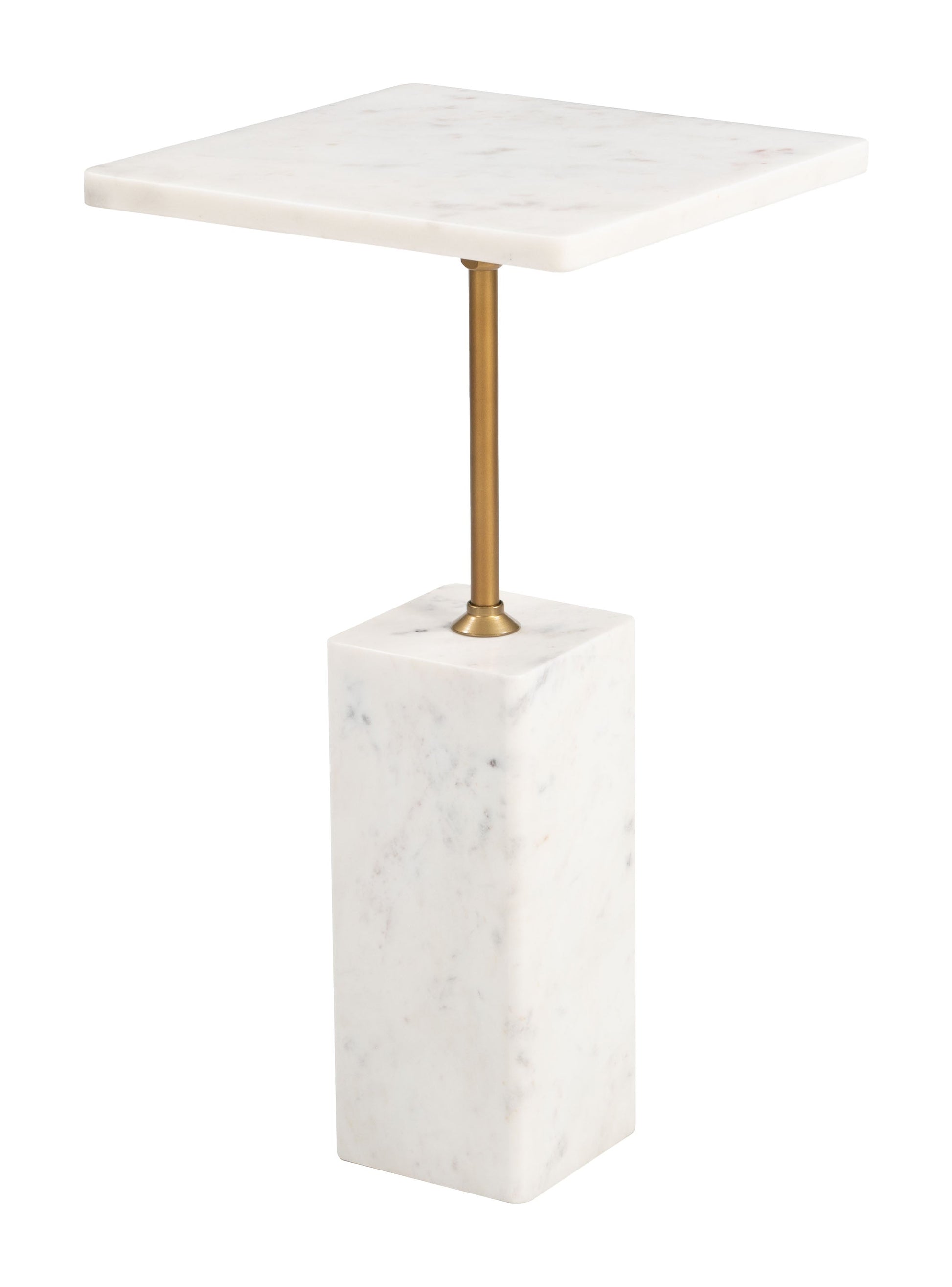 Naht White Side Table - Ornate Home