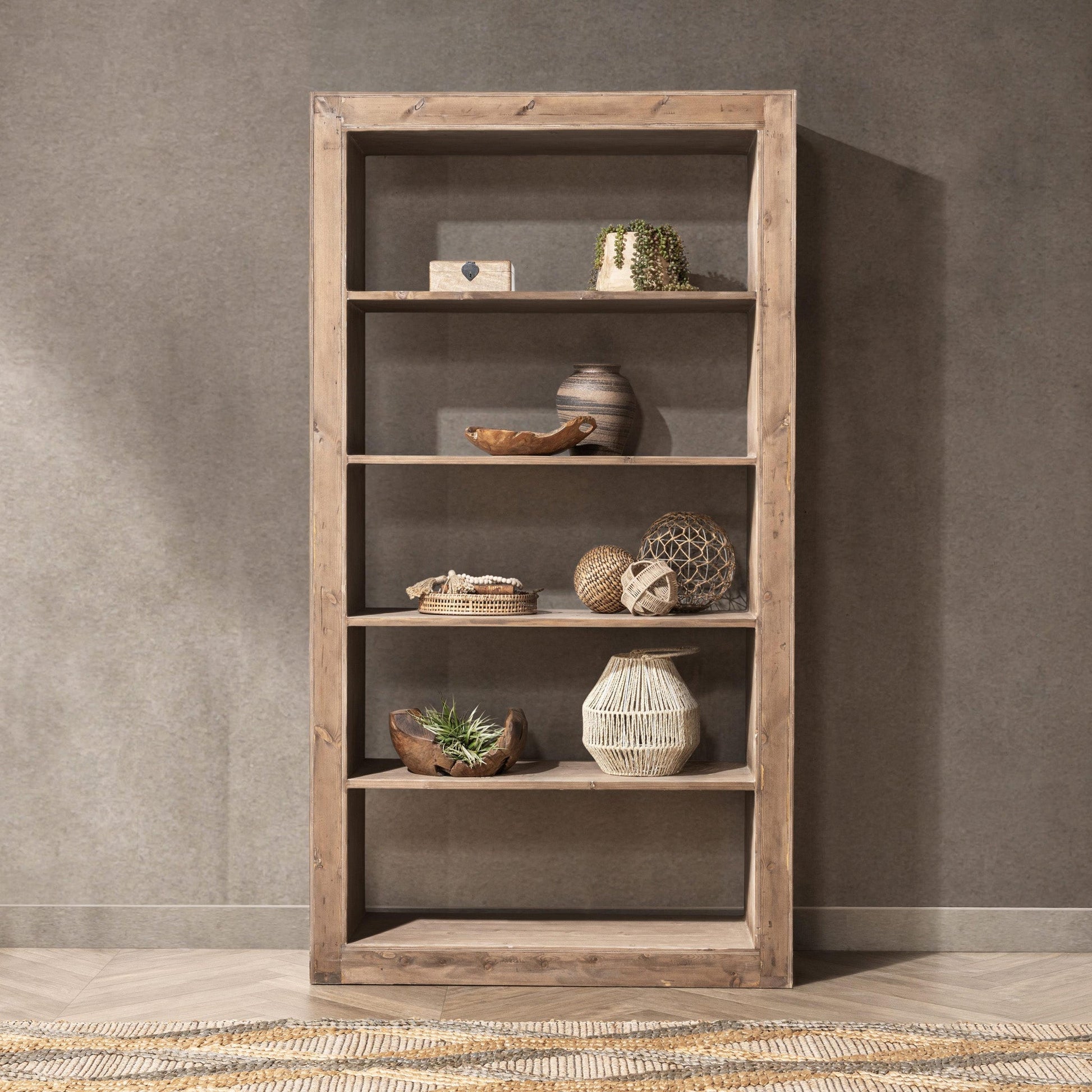 Nalani Natural Bookshelf - Ornate Home