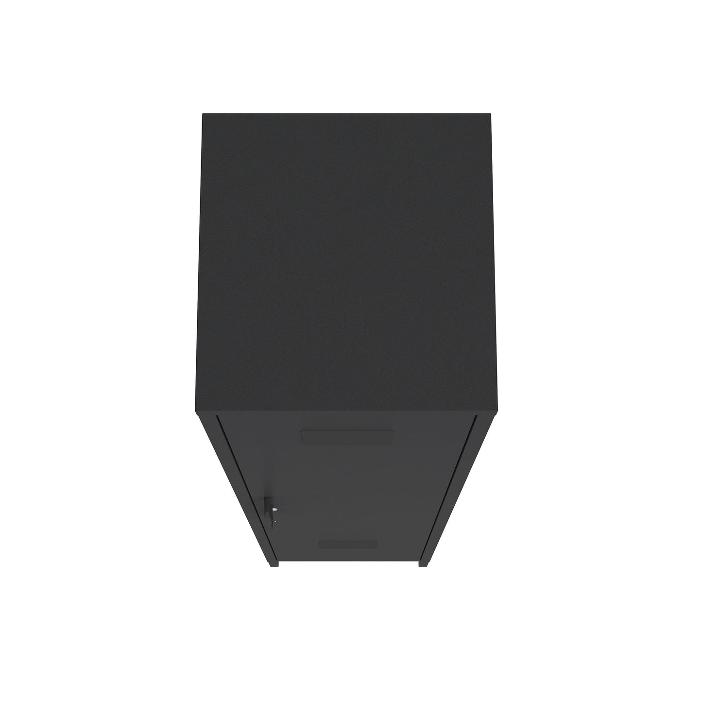 Naomi 15" Single Locker Storage Cabinet in Black - Ornate Home