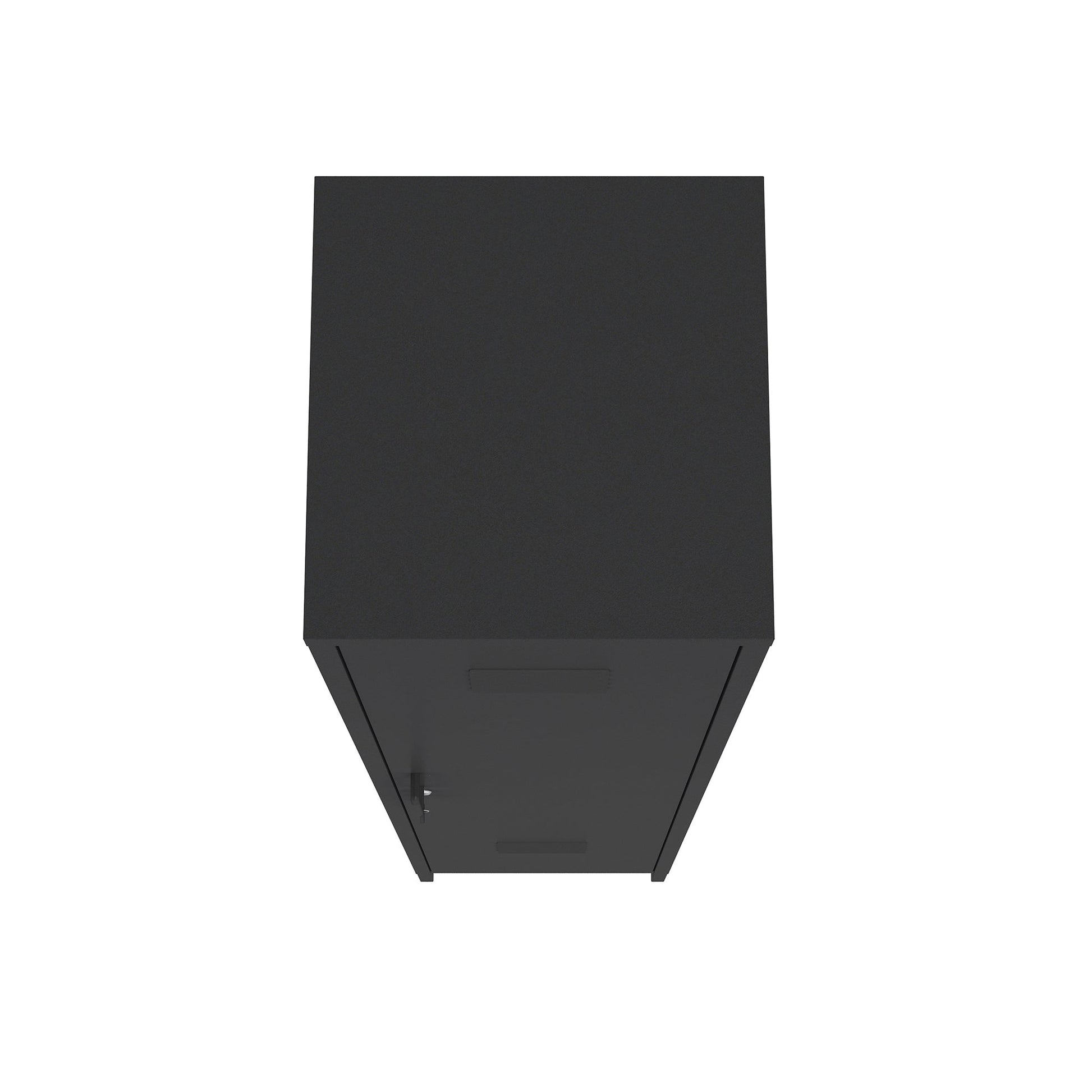 Naomi 15" Single Locker Storage Cabinet in Black - Ornate Home